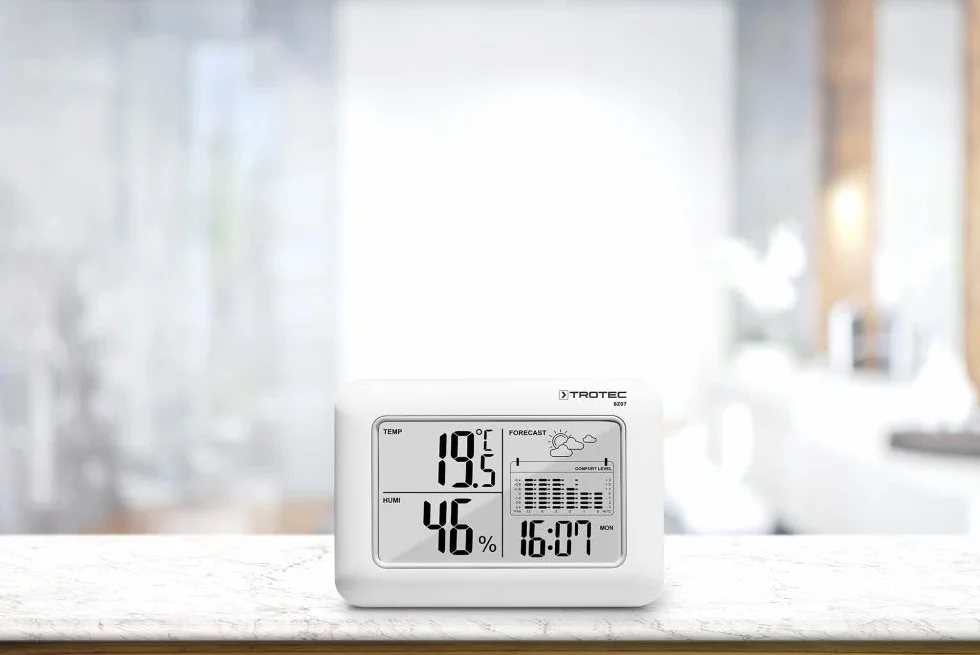 TROTEC BZ07 thermo-hygromètre station météo sans fil température hygrométrie indicateur tendance météo réveil