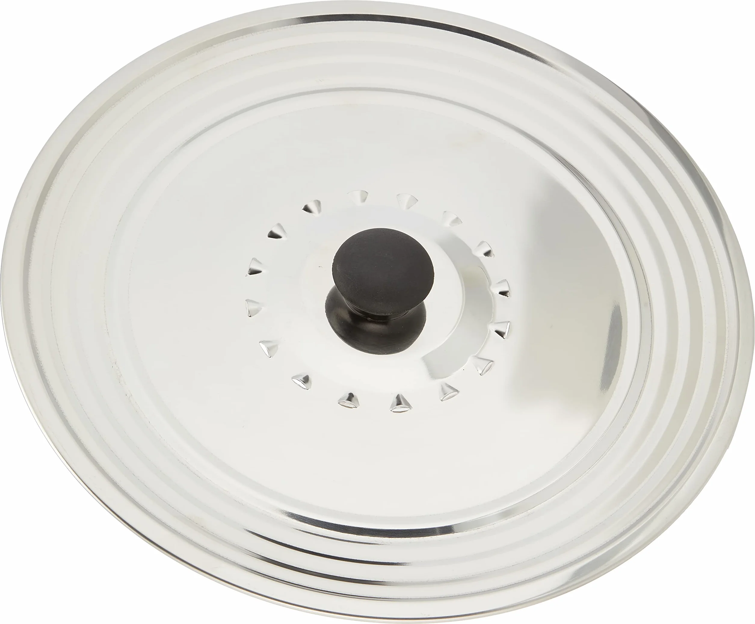 Crealys 512700 Couvercle Inox anti-projection pour grande casserole diam. 28-32 cm Argent