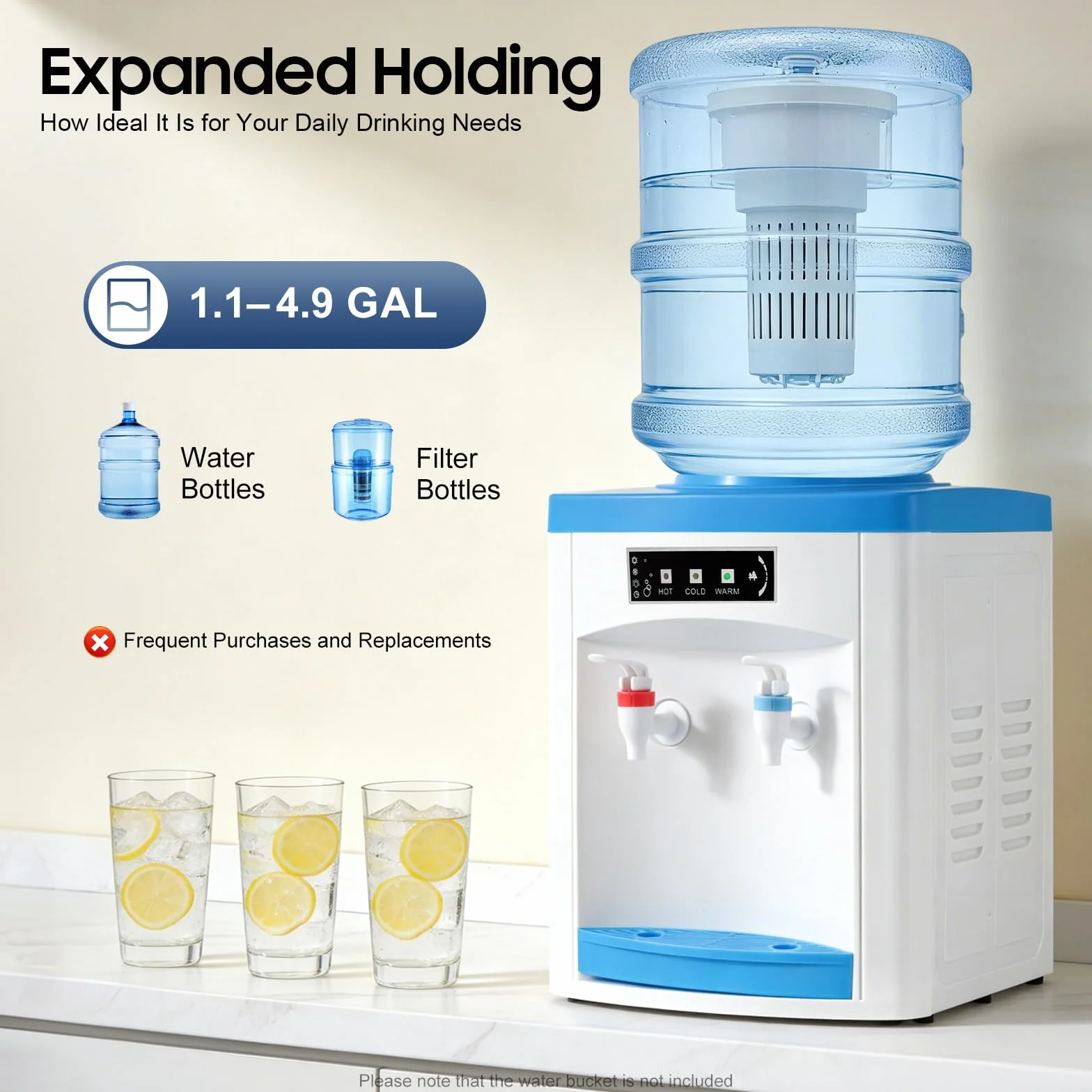 Distributeur d'eau électrique 5 l - 18 l 550 W 220 V