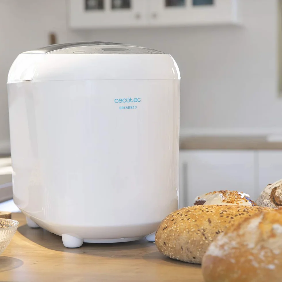 Cecotec Machine à Pain Bread&Co 1000 Delicious 1 kg 19 Programmes Automatiques 15 Heures Programmables