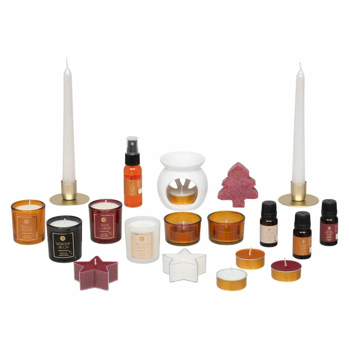 Atmosphera Calendrier de l Avent Automne 29x67cm