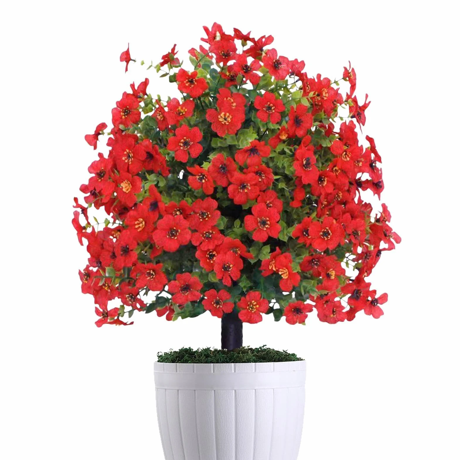 Arbustes Artificiels pour Extérieur - Boule Topiaire Réaliste à Pointes - Factices pour Jardin