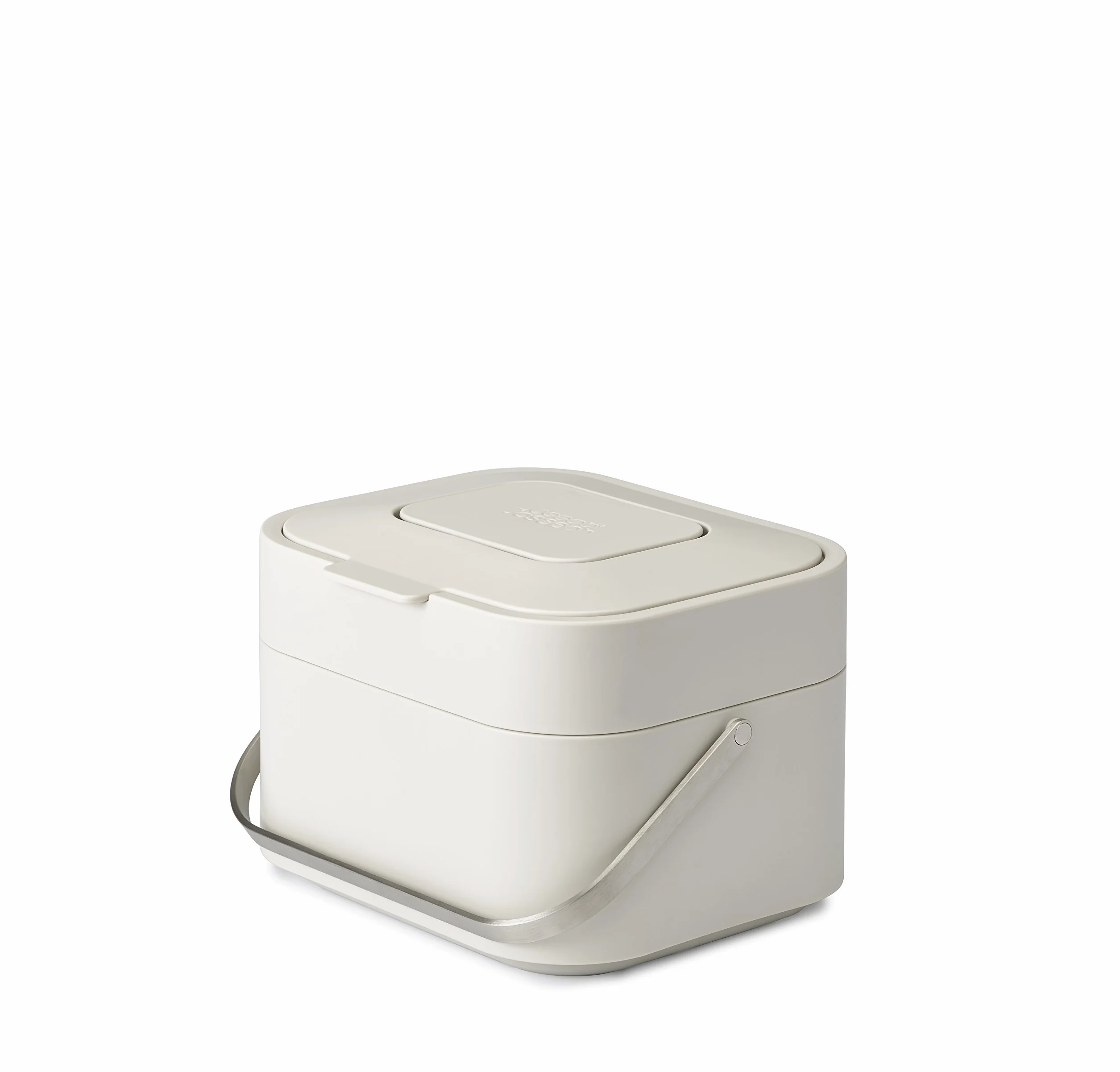 Joseph Joseph Poubelle Alimentaire 4L Bac à Compost Couvercle Filtre Anti-Odeurs Gris Pierre