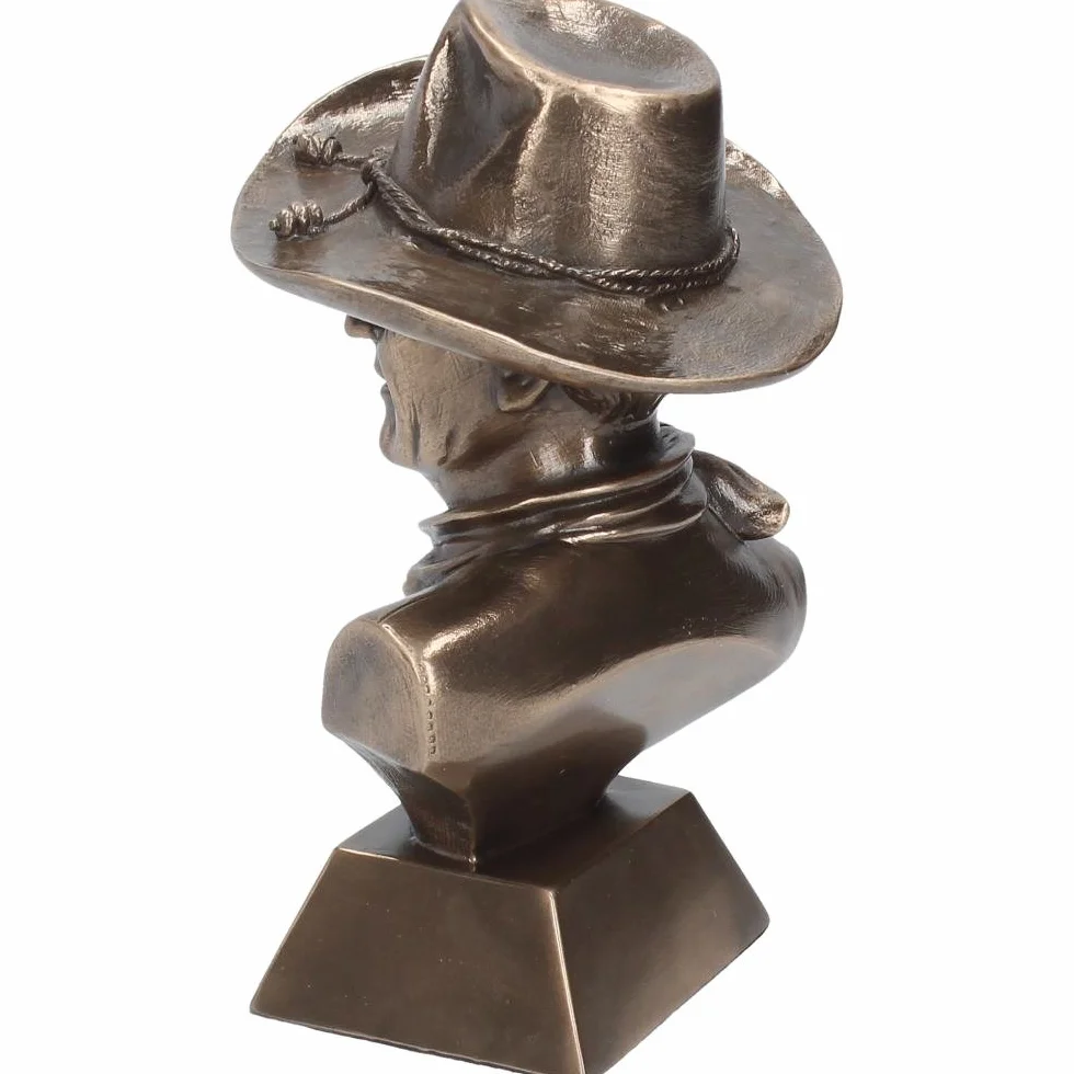 Nemesis Now Figurine Buste John Wayne Bronze 18 cm Résine