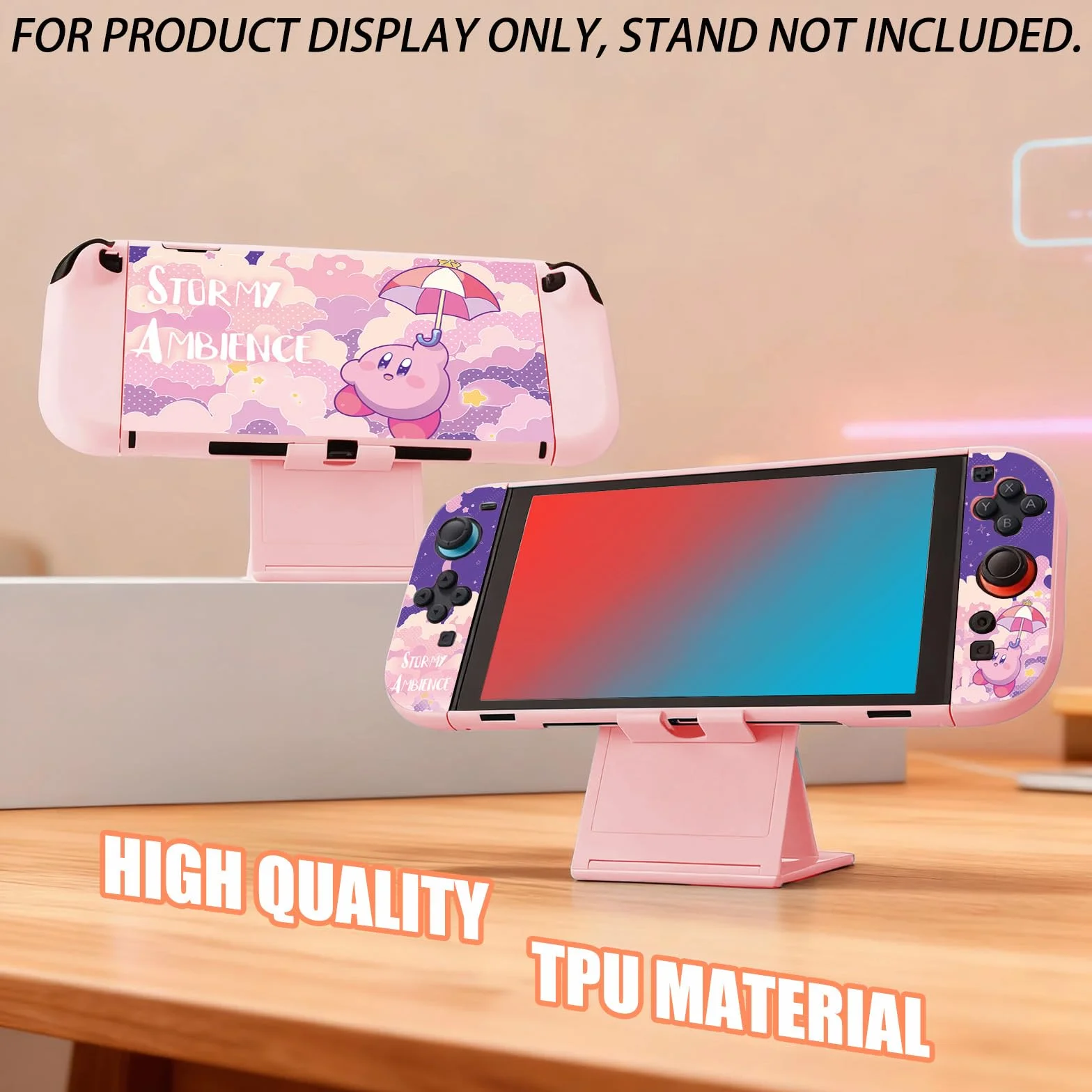 BAYINBROOK Switch 2 (2025) Coque TPU Antichoc Antidérapante Souple, Rechargeable sans Retirer la Coque, Protection Joystick