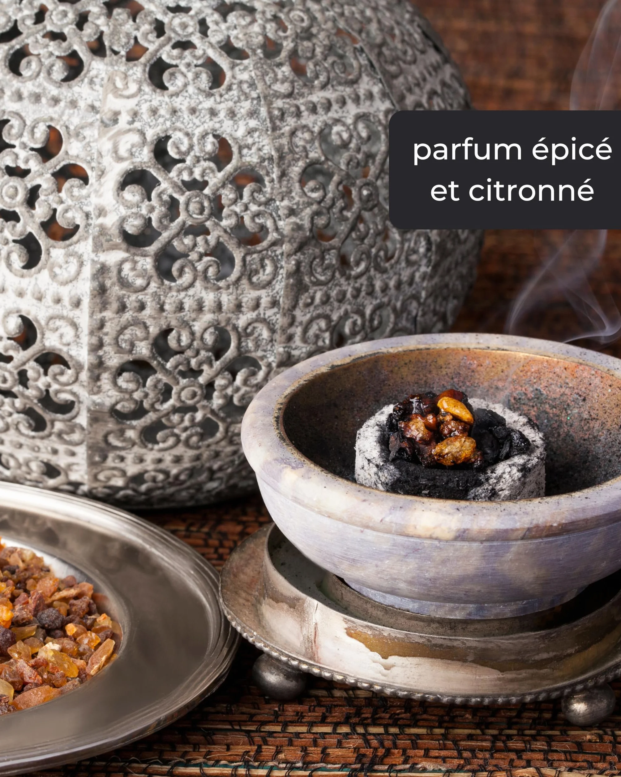Incensera Myrrhe à Fumer 50 g Résine Naturelle d'Encens pour Méditation Rituels