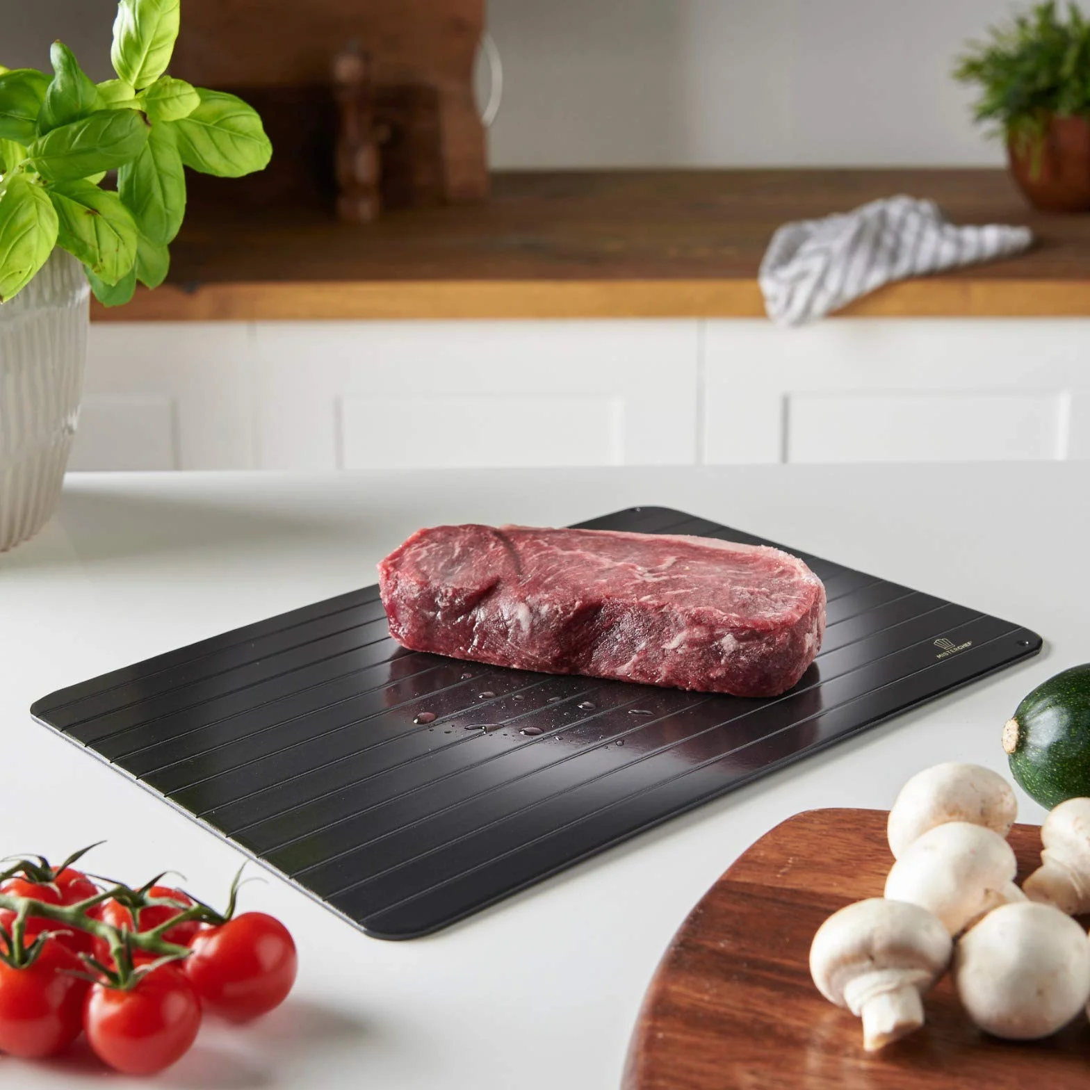 MisterChef Plateau de décongélation Rapide – Décongelez Viande Poisson Aliments sans électricité