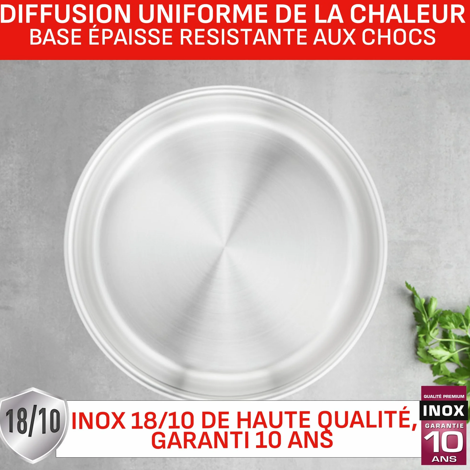 Tefal Ingenio Batterie de cuisine 20 pièces Induction Revêtement antiadhésif Empilable L897SK04