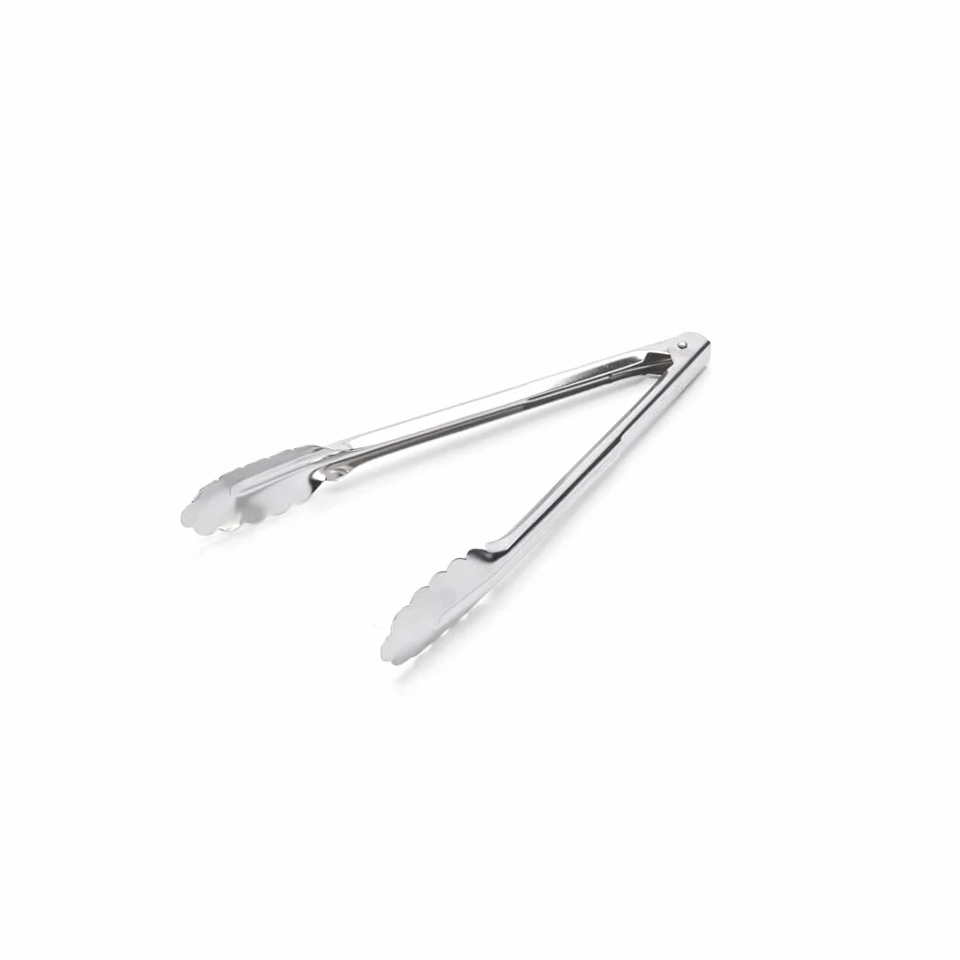 De Buyer Pince cafétéria en inox Feuilles de Chêne 24 cm Argent