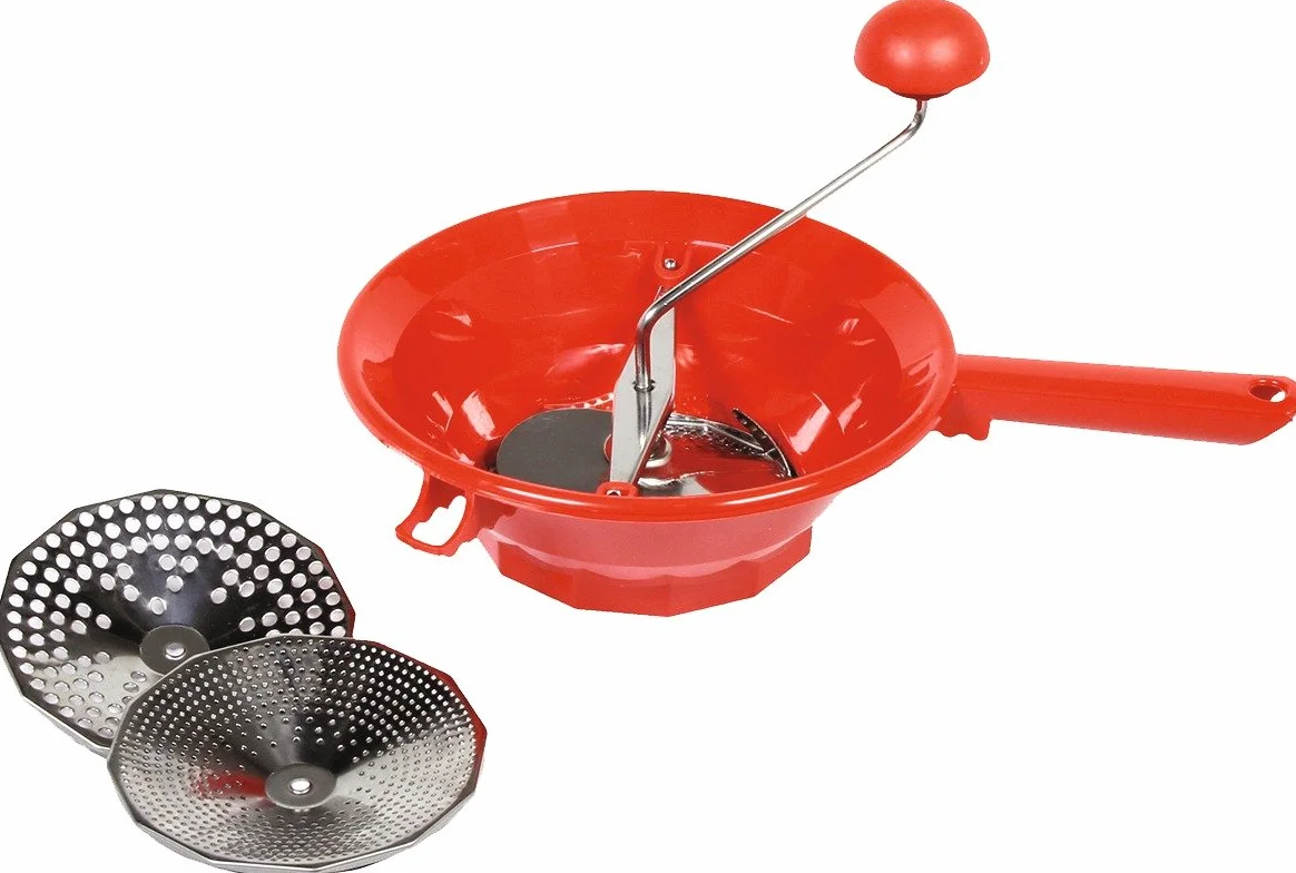 Moulin à légumes plastique rouge Diamètre 24 cm