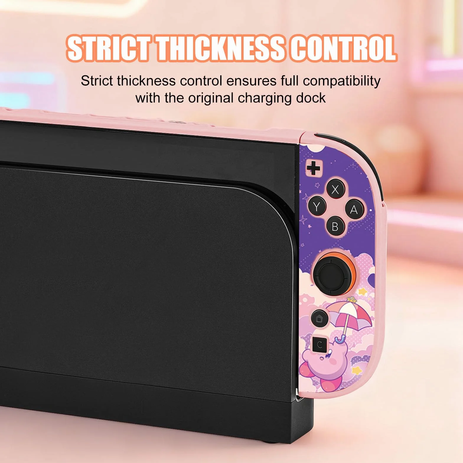 BAYINBROOK Switch 2 (2025) Coque TPU Antichoc Antidérapante Souple, Rechargeable sans Retirer la Coque, Protection Joystick