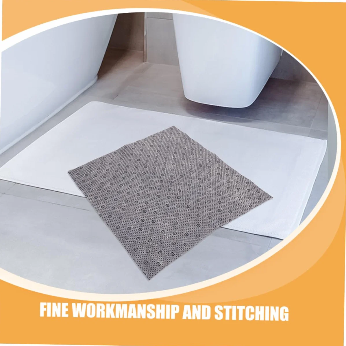 Tissu Non Tissé Antidérapant pour Tapis et Projets DIY, Large Application Allées Créations Artisanales