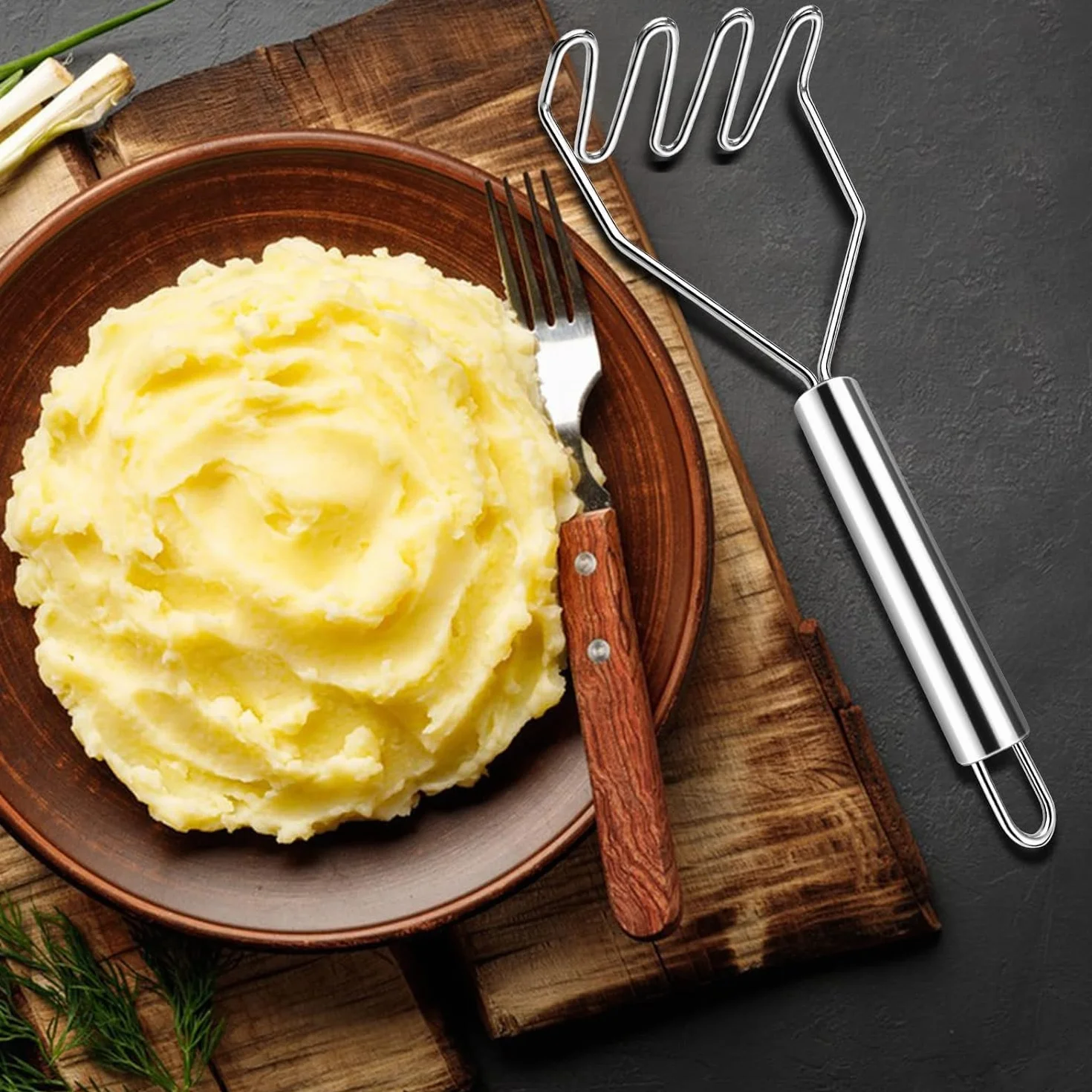 Passe-purée en acier inoxydable 27 cm pour légumes pommes de terre