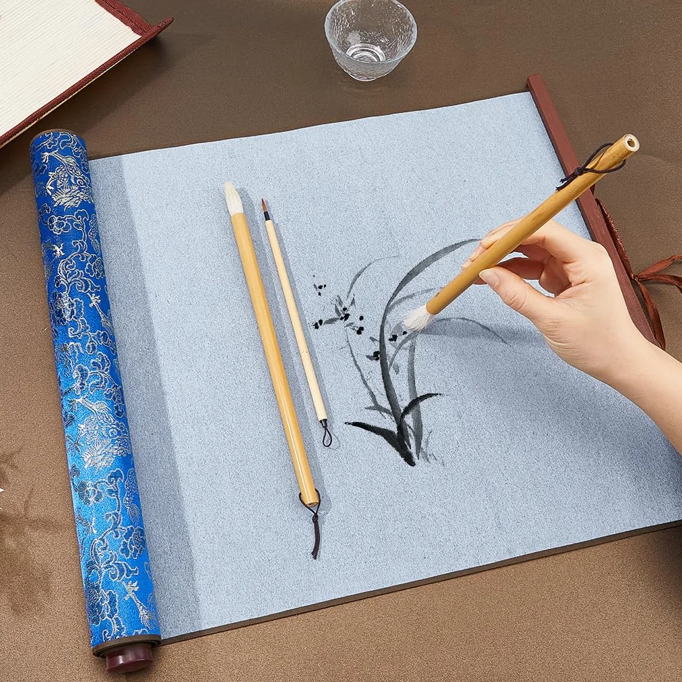 SUPERFINDINGS Toile d'Eau Réutilisable 33.07x15.35in pour Calligraphie Chinoise Débutants