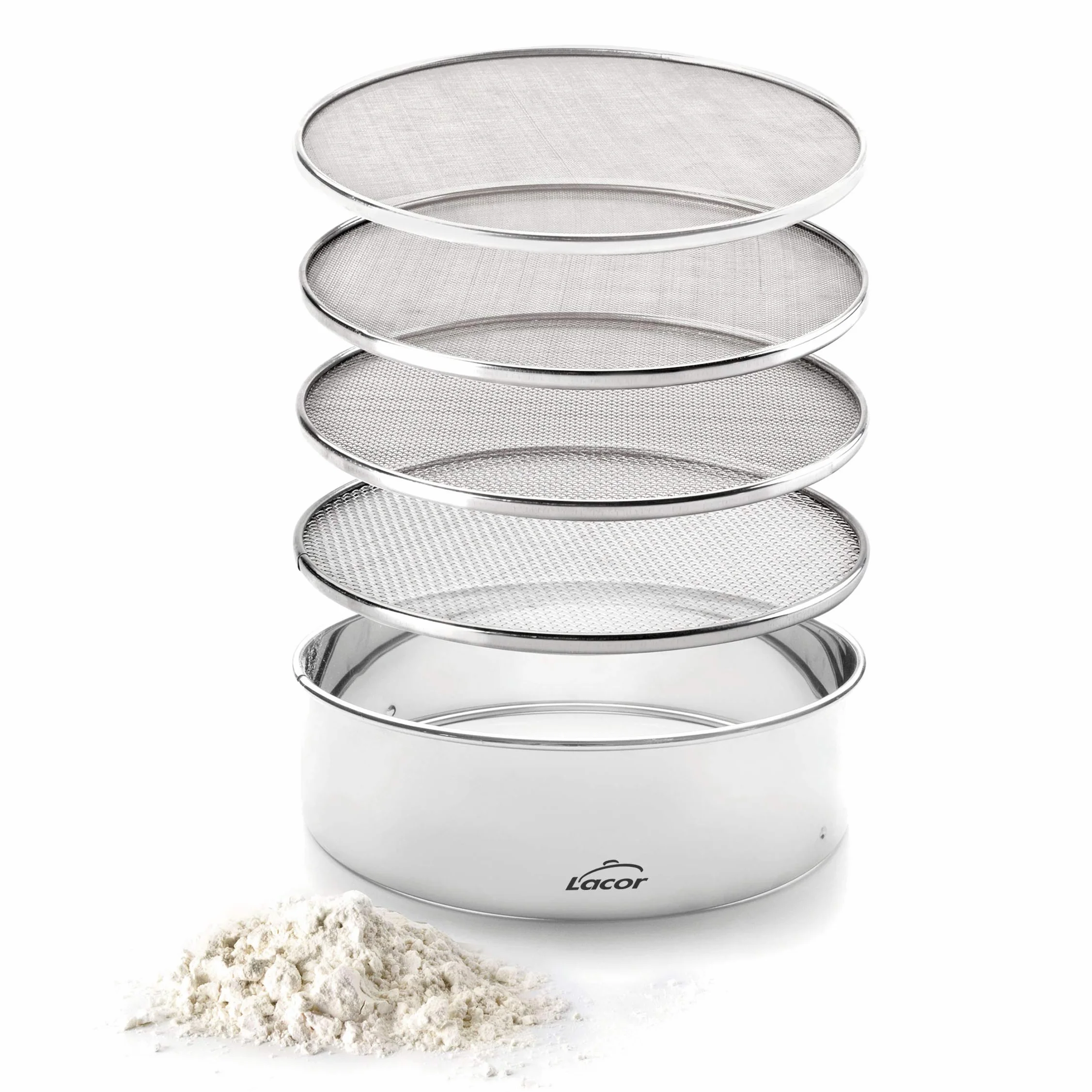 LACOR Tamis À Mailles Interchangeables 20 CM Argent