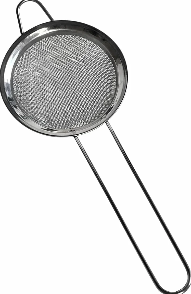 Passoire à Maille Fine en Acier Inoxydable 8cm - Tamis de Cuisine pour Cuisson et Pâtisserie
