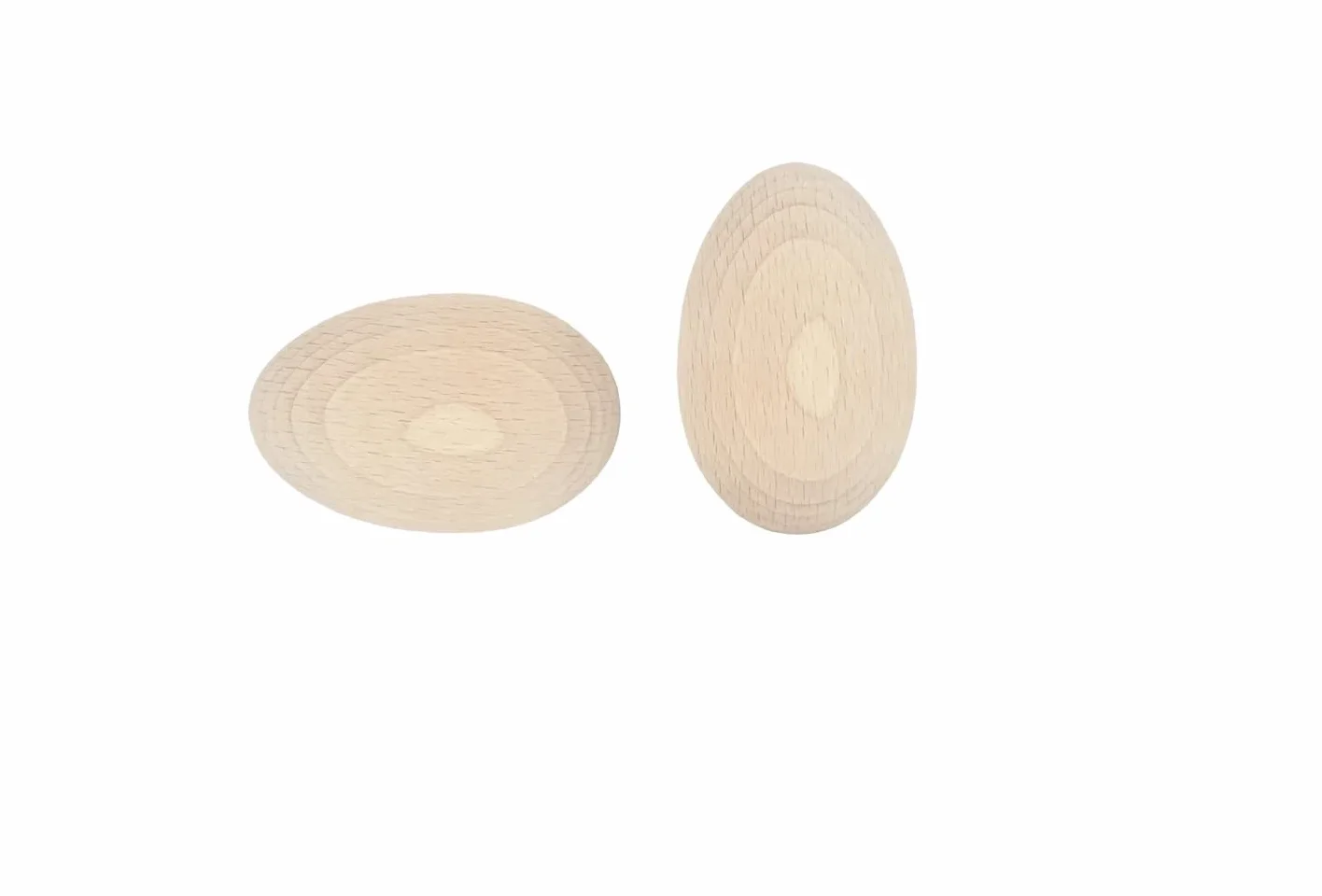 Oeufs en bois massif pour peinture découpage pyrogravure 25 x 35 mm hêtre non traité Pâques