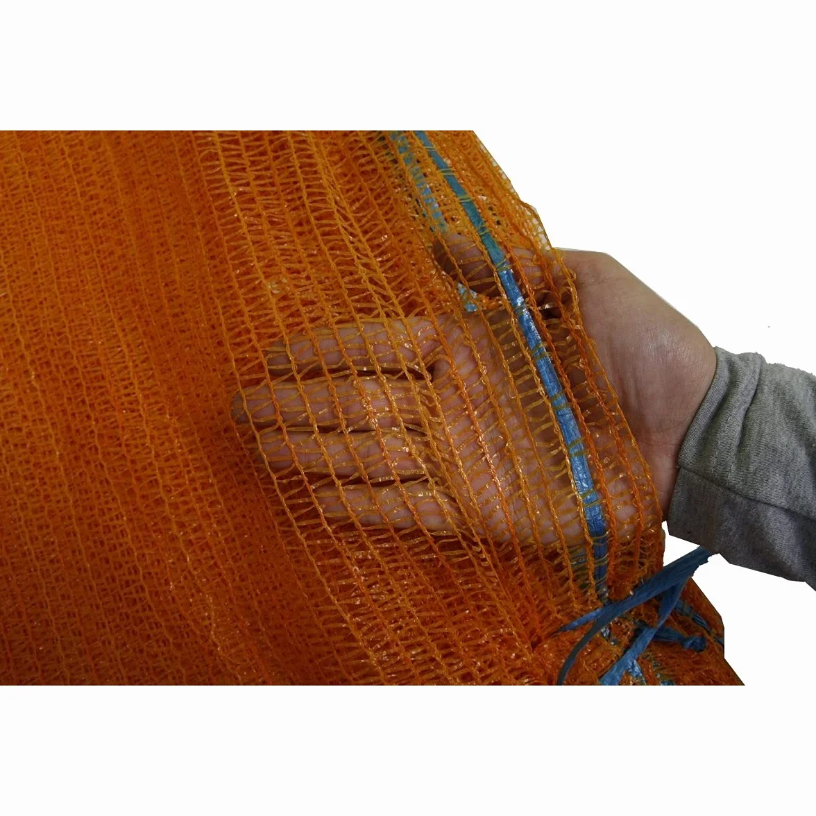 Filets Orange 50 cm x 78 cm 30 kg avec Cordon de Serrage Mailles Raschel