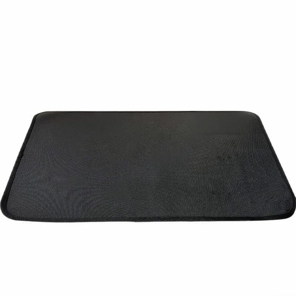 Tapis d'isolation ignifuge en fibre de verre 120 x 80 cm pour barbecue extérieur et poêle