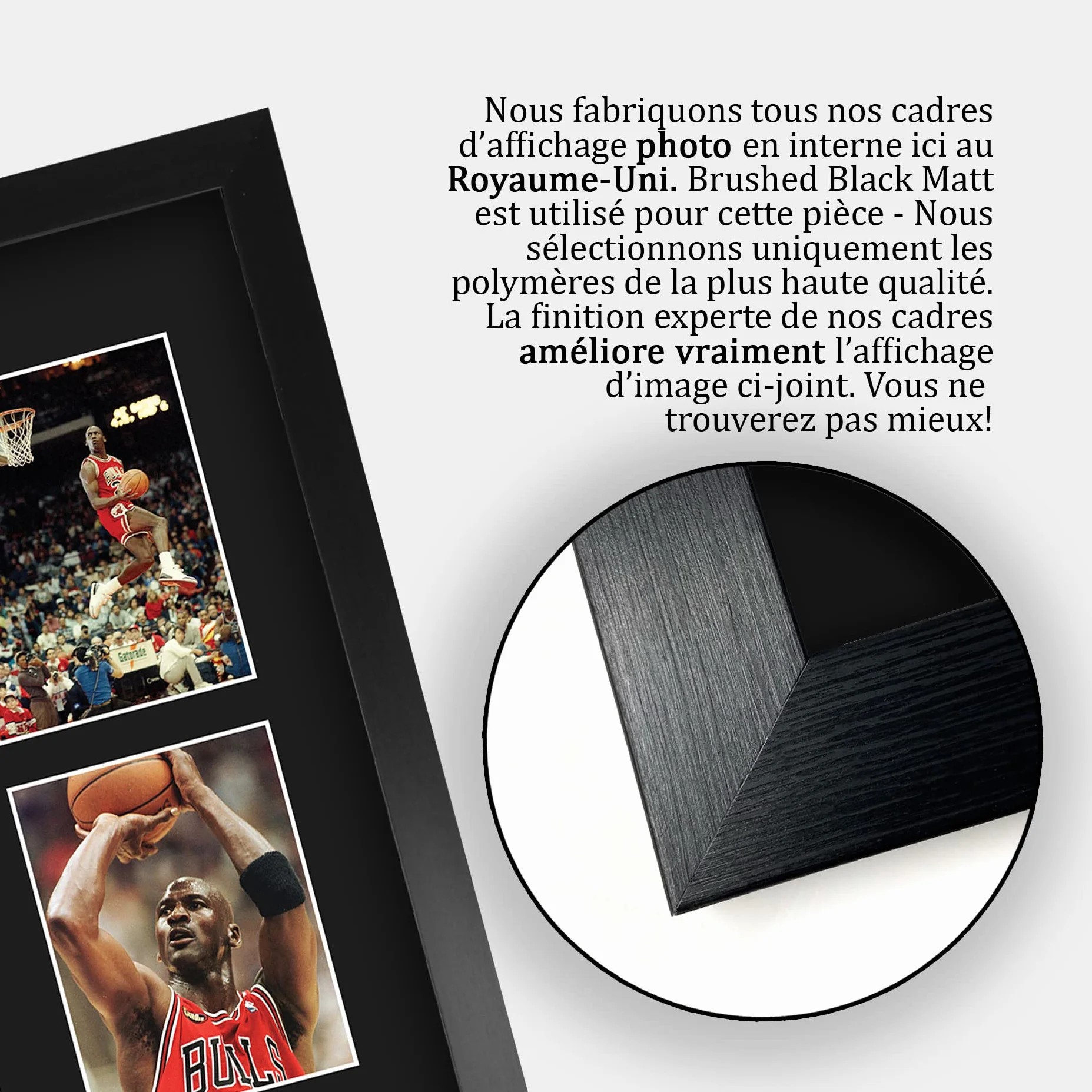 Michael Jordan Chicago Bulls Photo Autographe Signée A3 Encadré Cadeaux Basket-ball