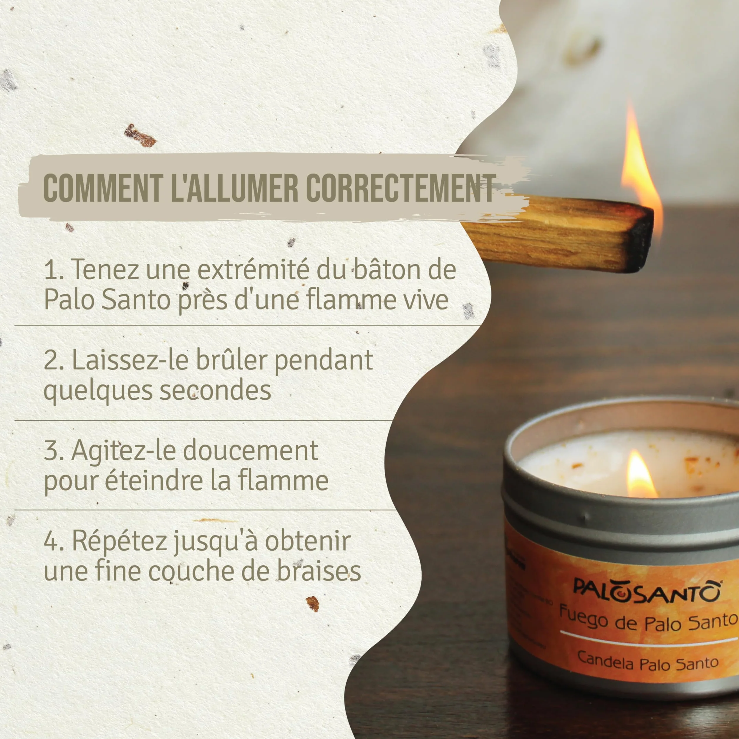 Bursera Graveolens Palo Santo Batons Ayabaca 8 Sztuk Encens Naturel Purification Maison Qualité Supérieure