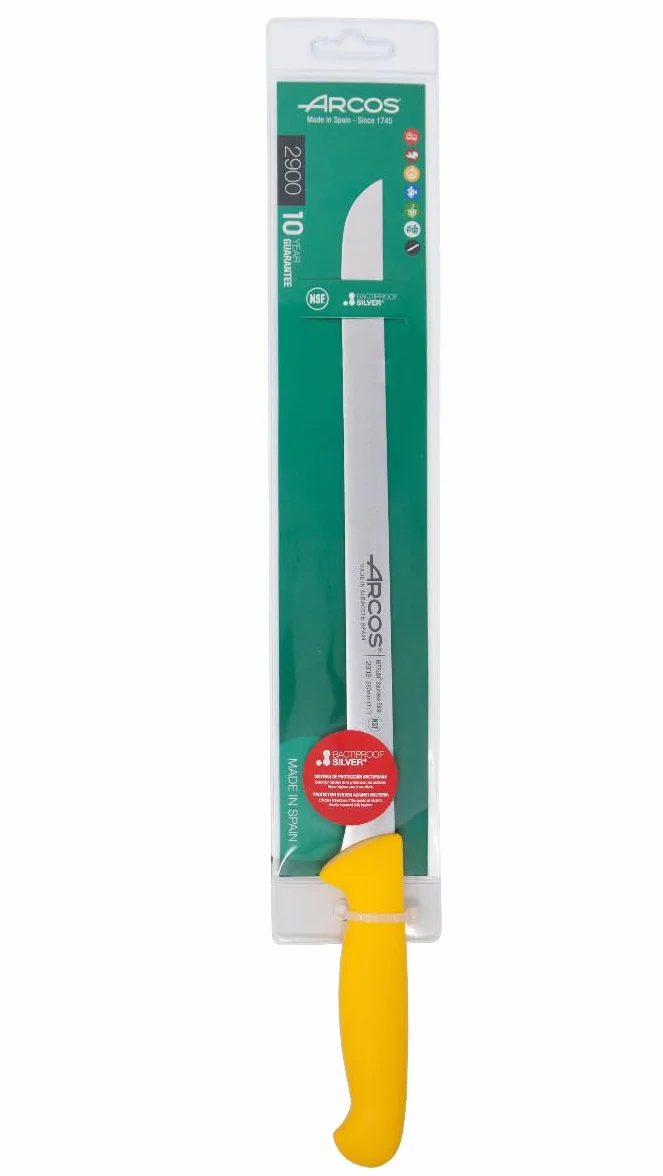 Arcos Couteau à Jambon Flexible Lame Acier Inoxydable Nitrum 28 cm Série 2900