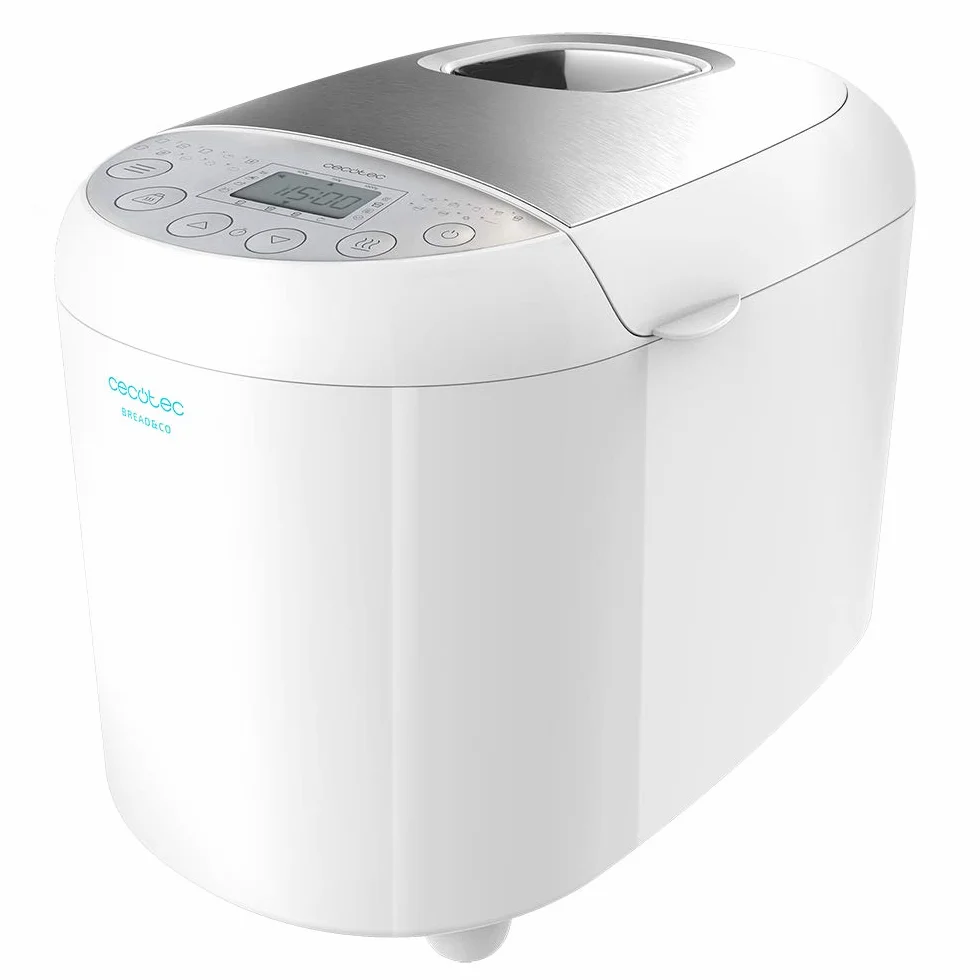 Cecotec Machine à Pain Bread&Co 1000 Delicious 1 kg 19 Programmes Automatiques 15 Heures Programmables