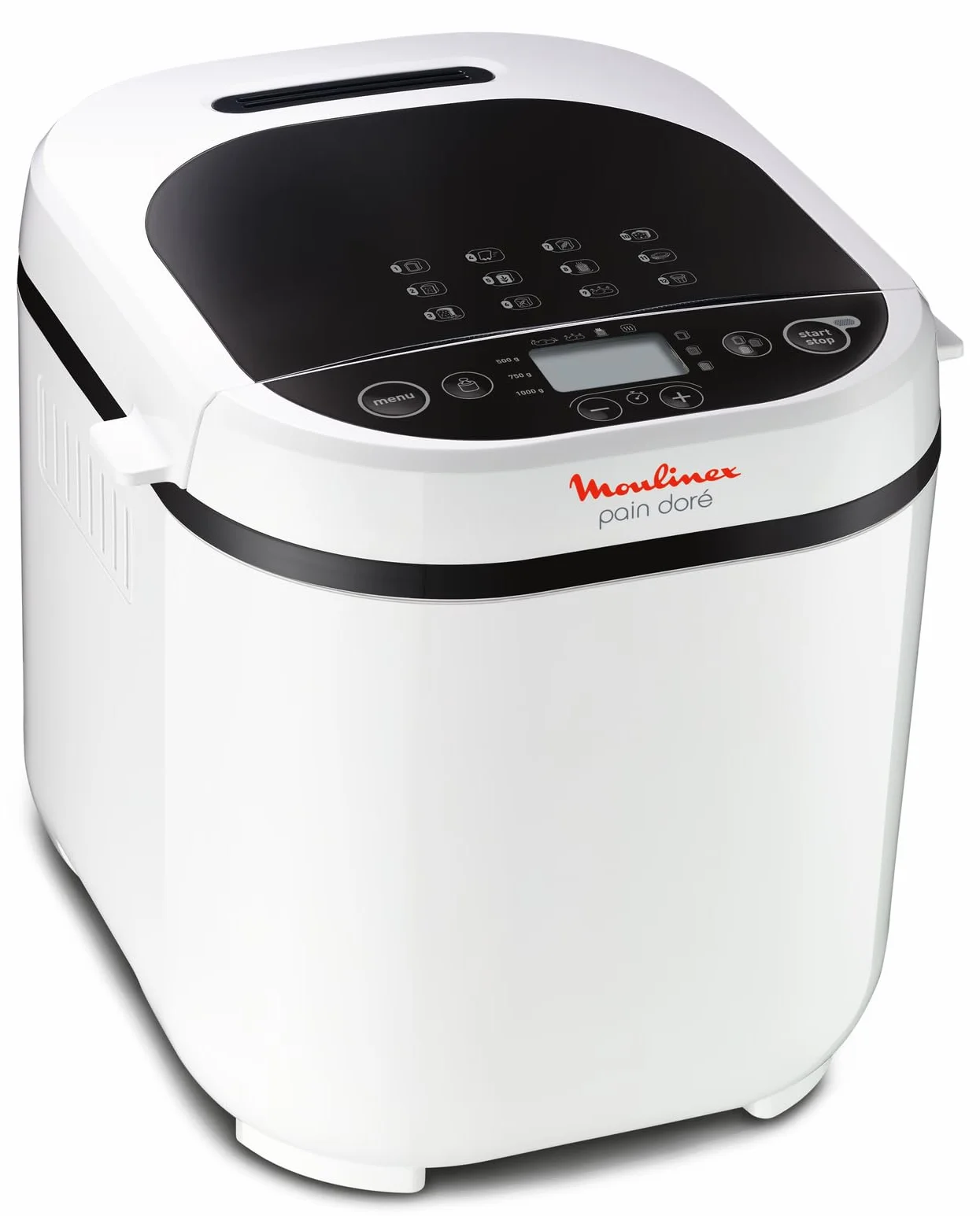 Moulinex OW210130 Machine à Pain 12 Programmes Plastique Blanc 31 x 29 x 29 cm