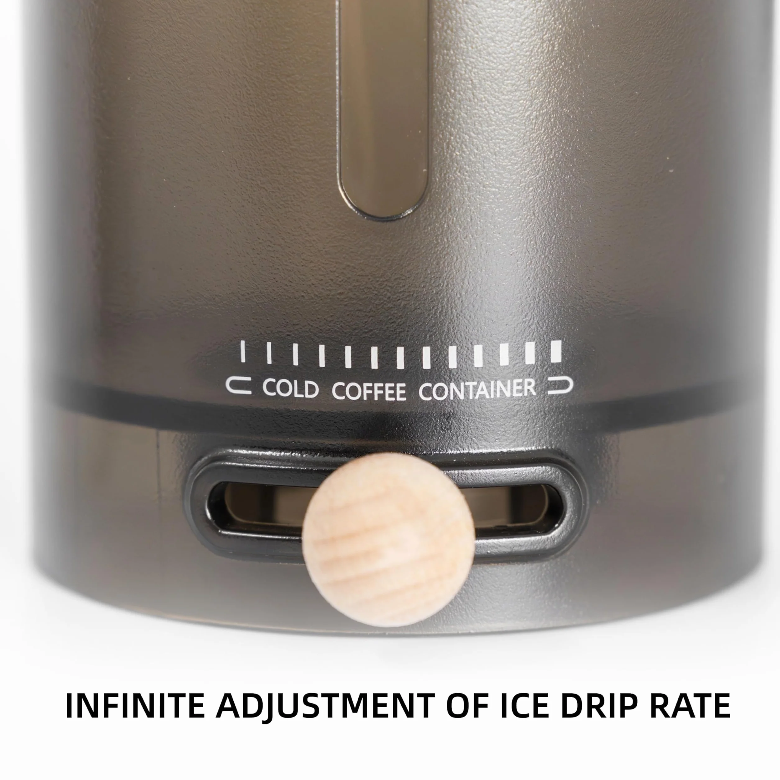 Cafetière à infusion à froid, machine à café glacé 400 ml verre borosilicate, réglage vitesse infinie
