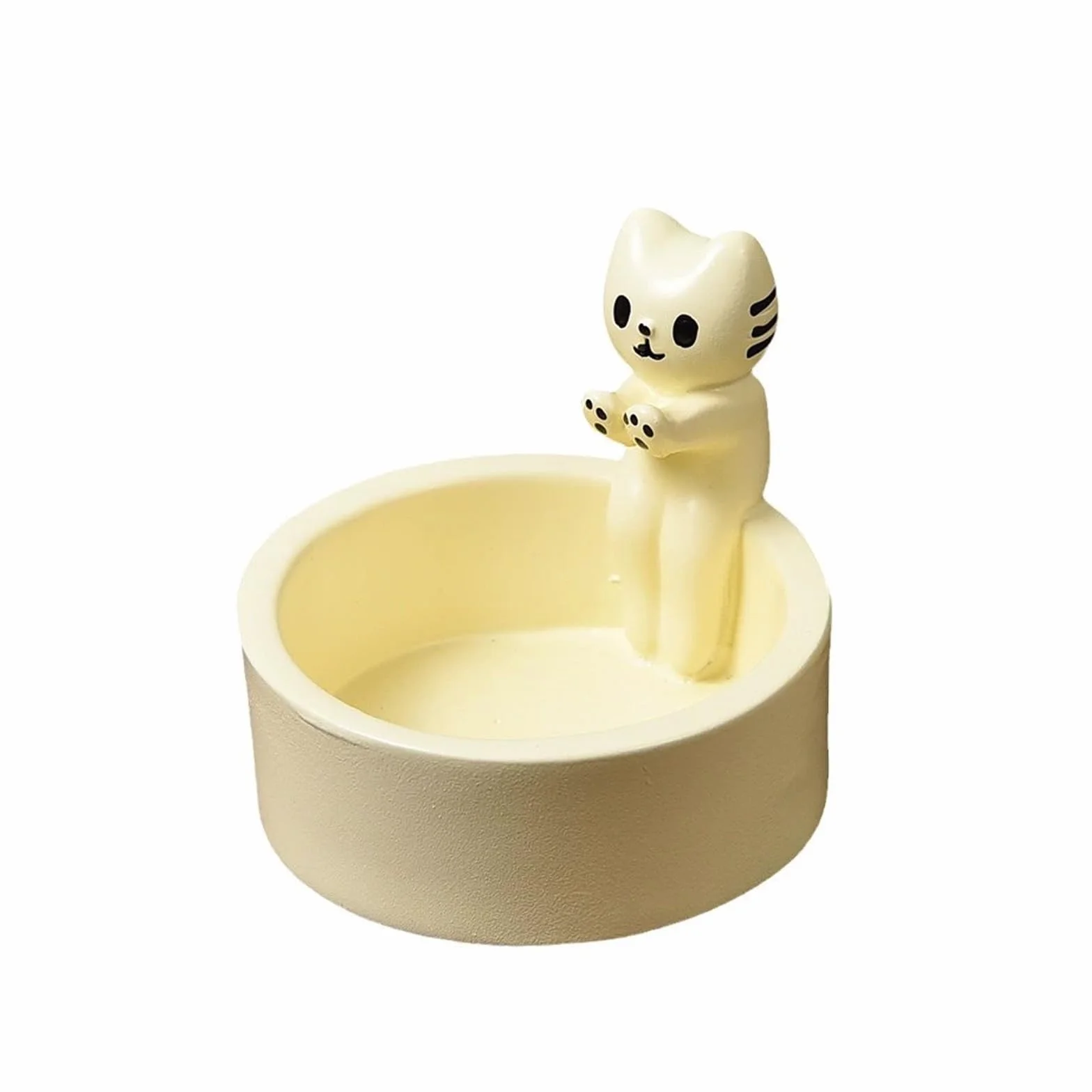 Photophores en Résine en Forme de Chat avec Pattes Chauffantes Décoration Chaton Bougeoir Décoratif