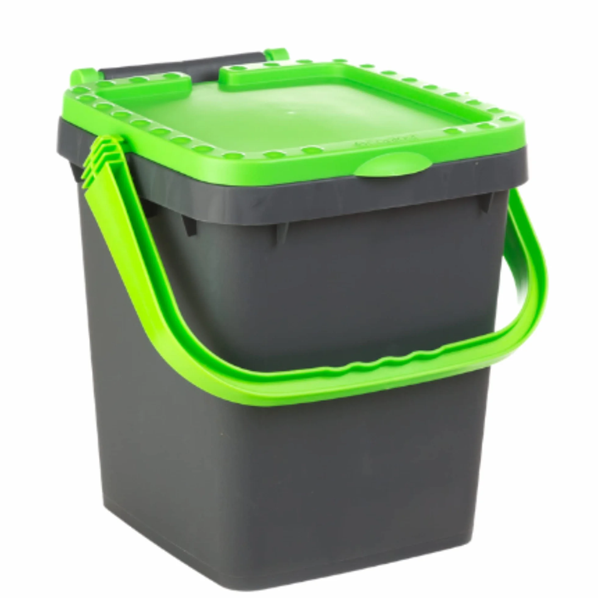 Ecoplast Poubelle collecte différenciée 20 l plastique recyclée vert 34,5 cm