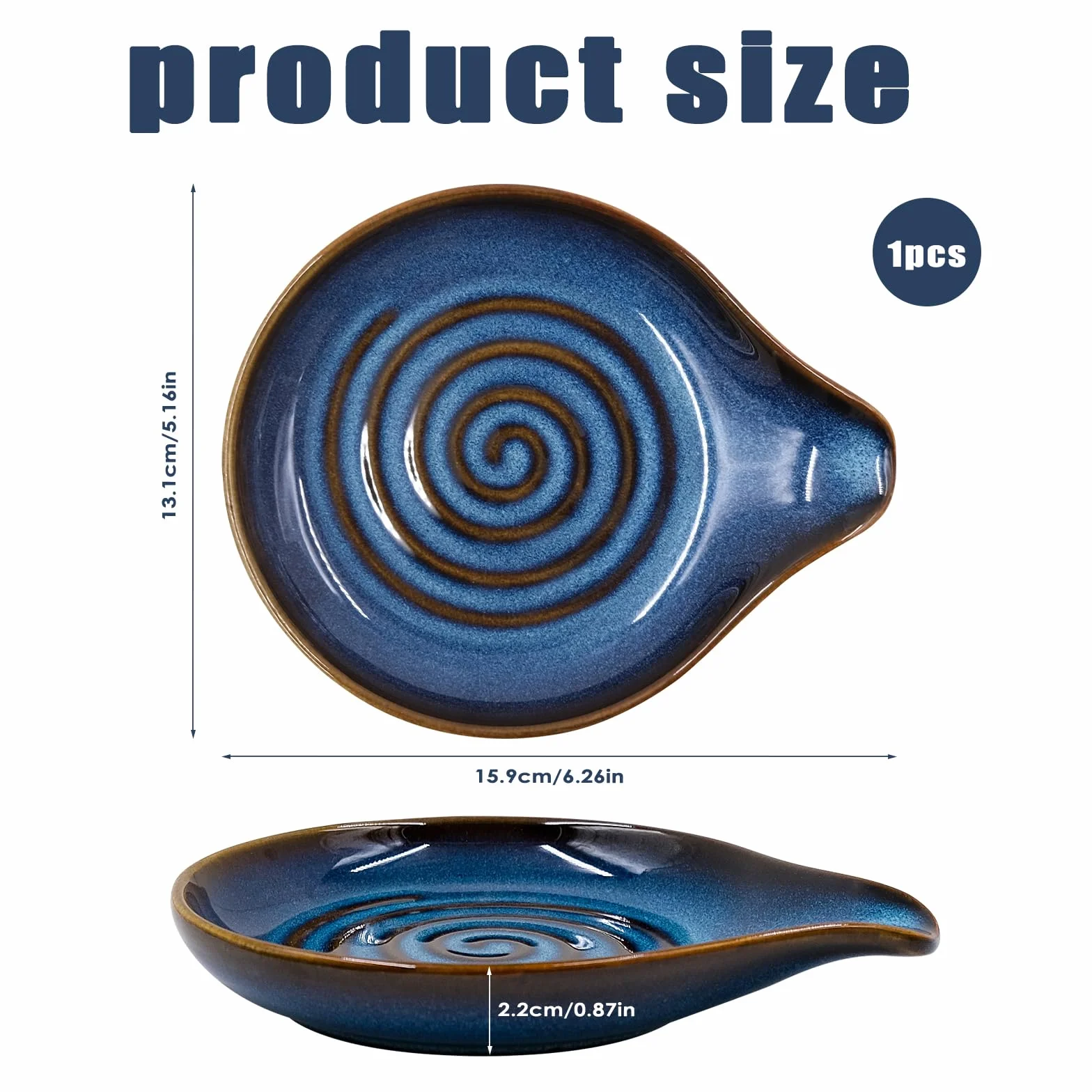 Support Cuillère Cuisine Céramique Résistant Chaleur Compatible Lave Vaisselle