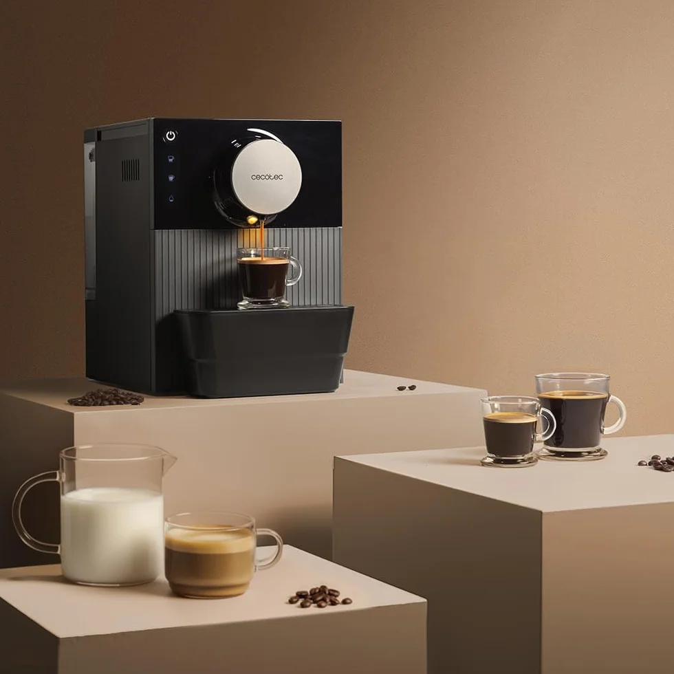 Cecotec Machine à Café Superautomatique Cremmaet Cube Rouge 1350W 19 Bars