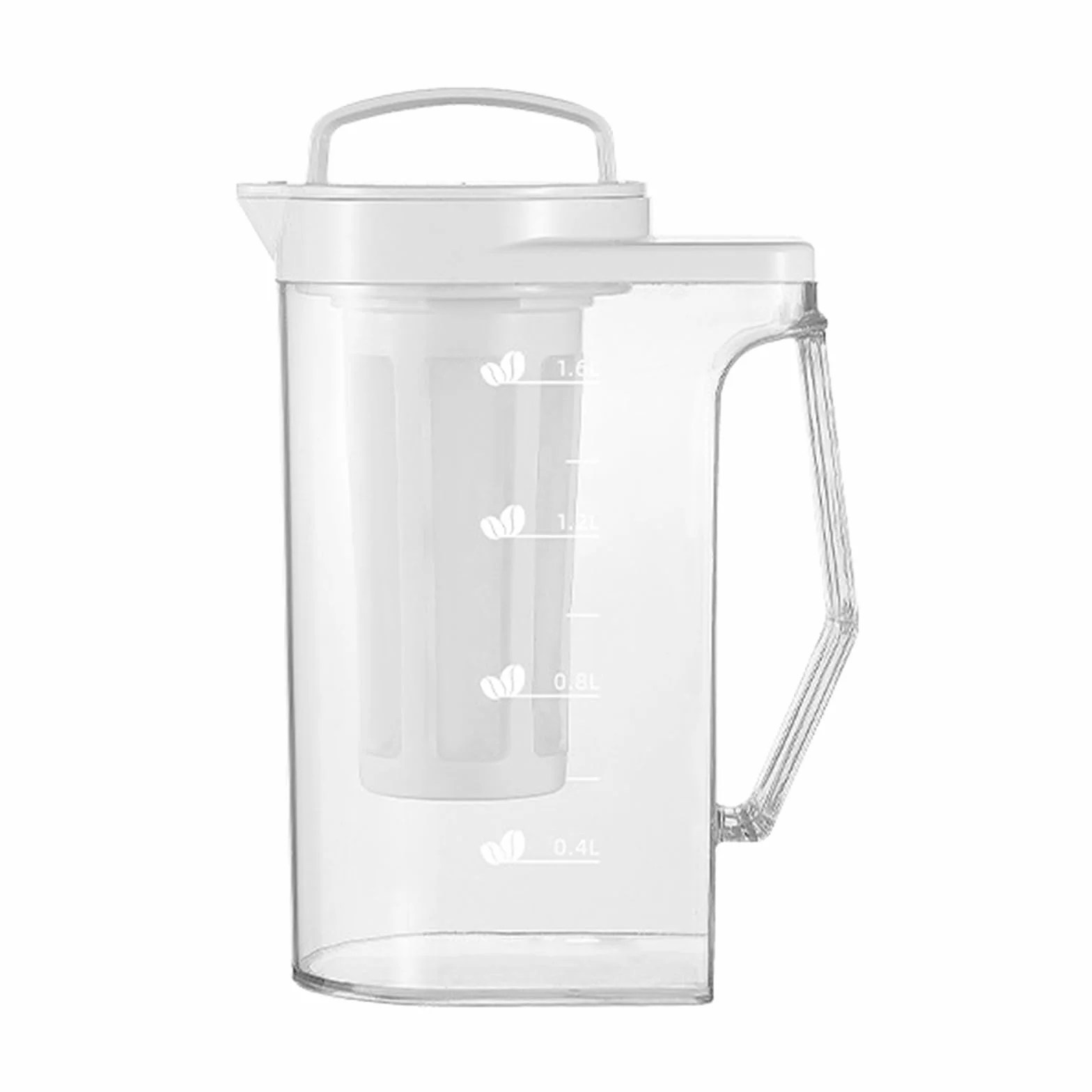 Ideal Swan Cafetière à infusion à froid 1,6 L avec filtre à maille fine, grande capacité