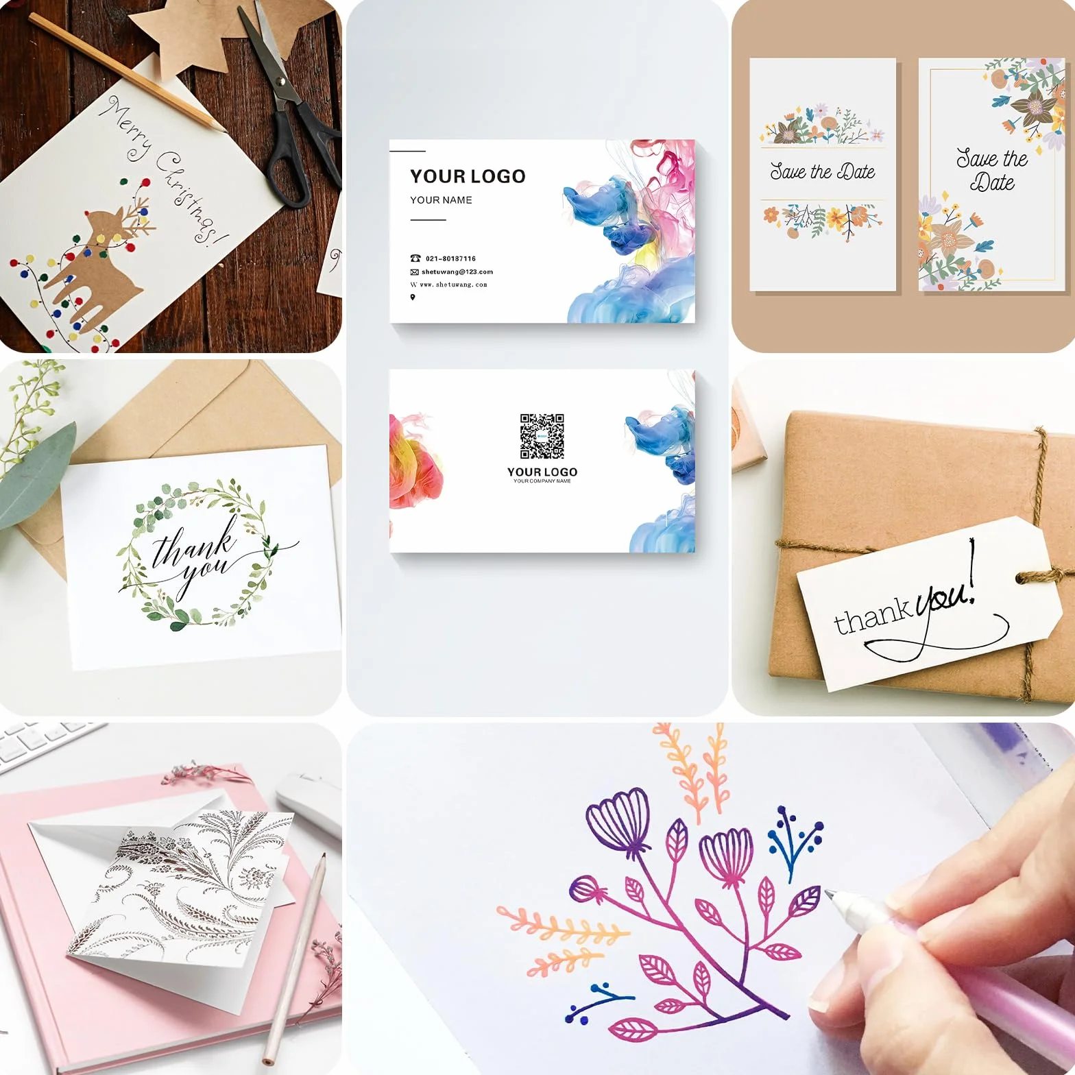 Papier cartonné blanc A4 250g/m² lot de 50 feuilles pour imprimante impressions invitations mariages DIY