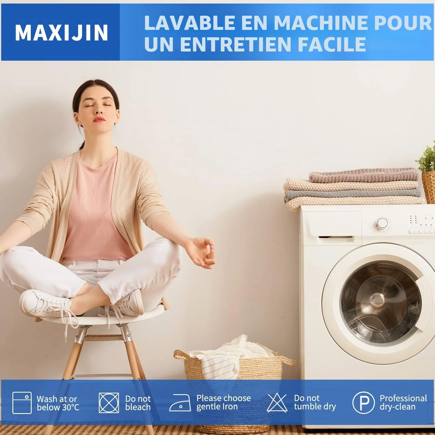 MAXIJIN Housse de canapé en Velours épais 3 Places Super Extensible pour Chiens Cat Pet Friendly 1-Piece Elastic Furniture Protector Gris