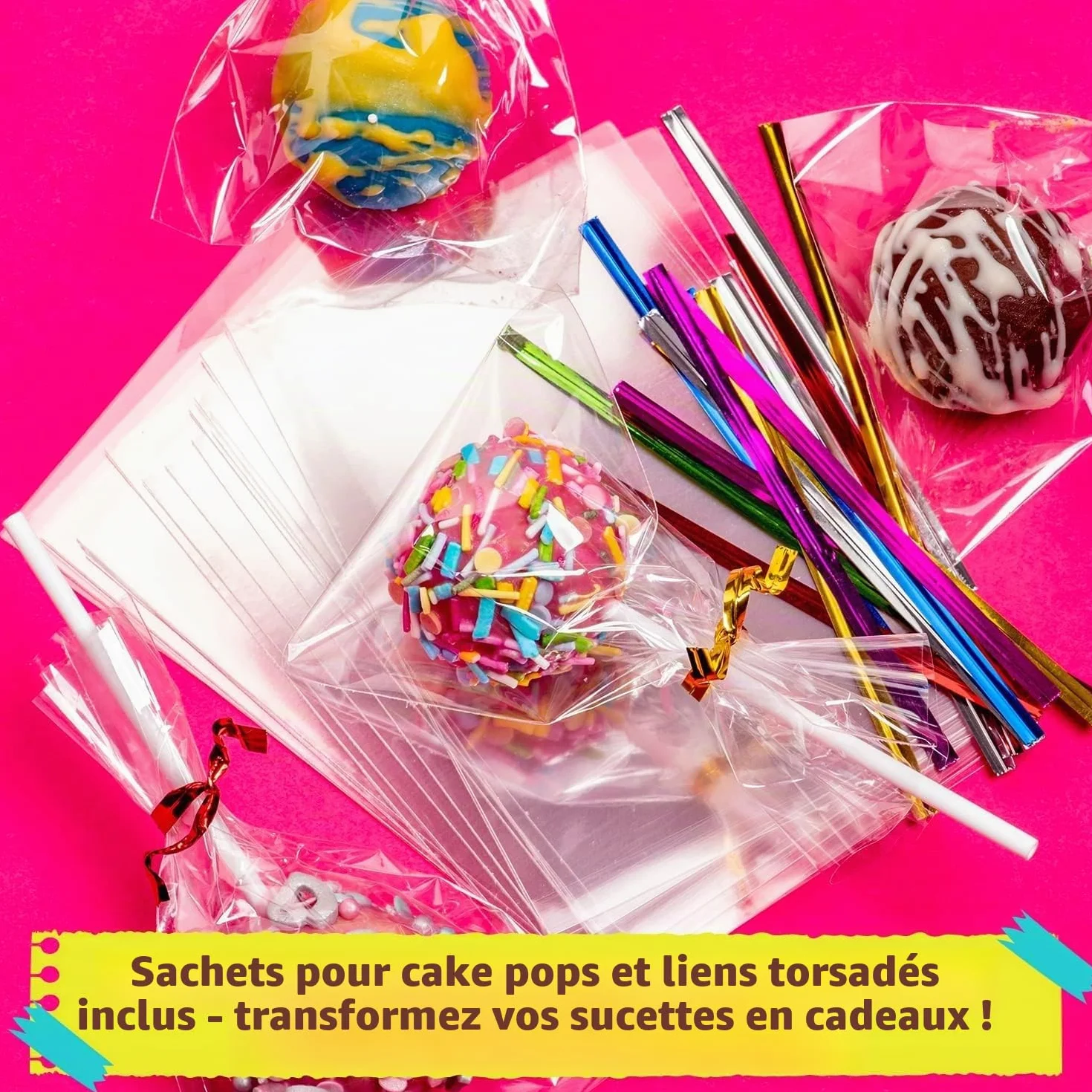 GirlZone Kit Pâtisserie Cake Pops Craze pour Enfants, Moule Silicone Cupcake, Cadeau Fille 10 ans