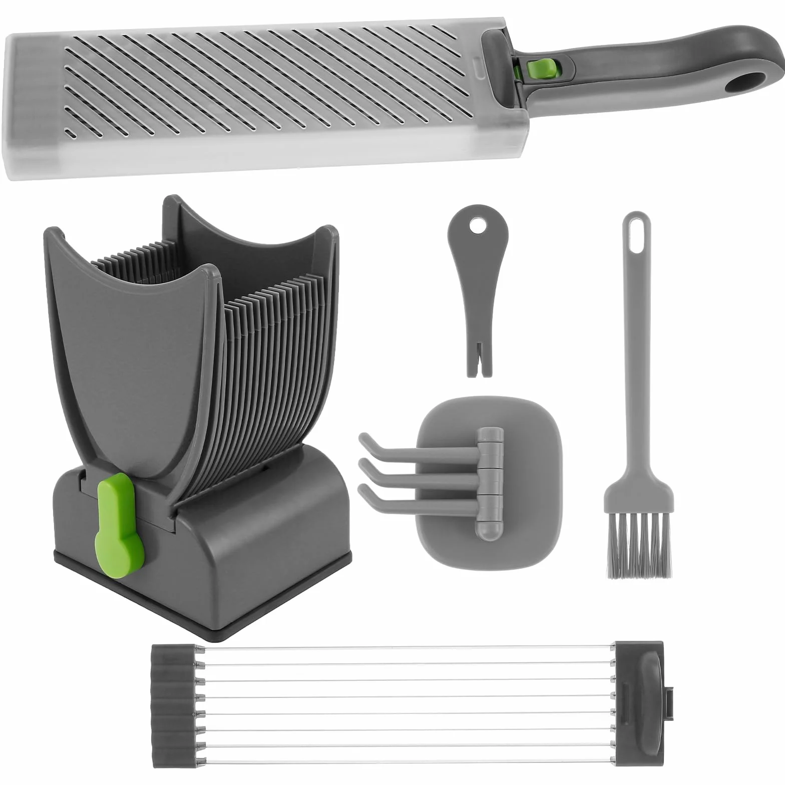 Trancheuse à Viande Acier Inoxydable 2-4 mm Réglable Coupe-Viande Manuel