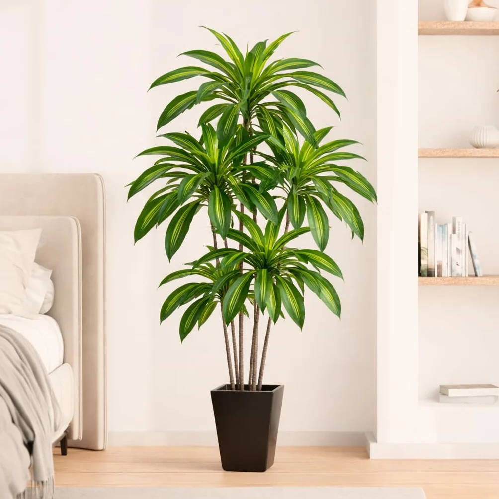 Palmier artificiel 160 cm Dracaena Pot PASCH Plante artificielle