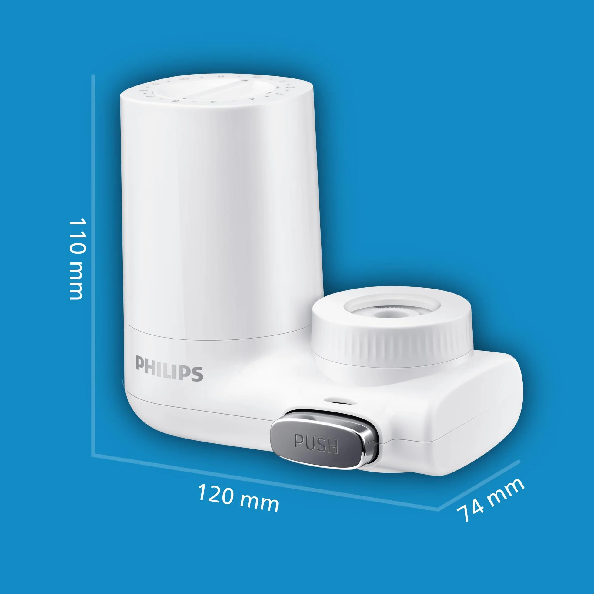 Philips AWP3703/10 Filtre à Eau sur Robinet Ontap Microfiltration 1000L