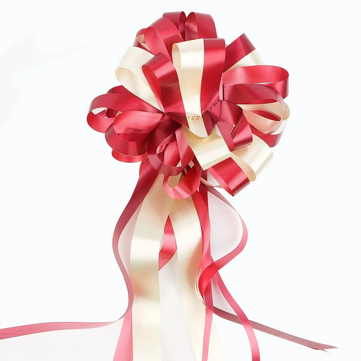 Nœuds cadeaux Noël 18 cm longueur 50 cm lot de 10 grand nœud décoratif pour mariage fête