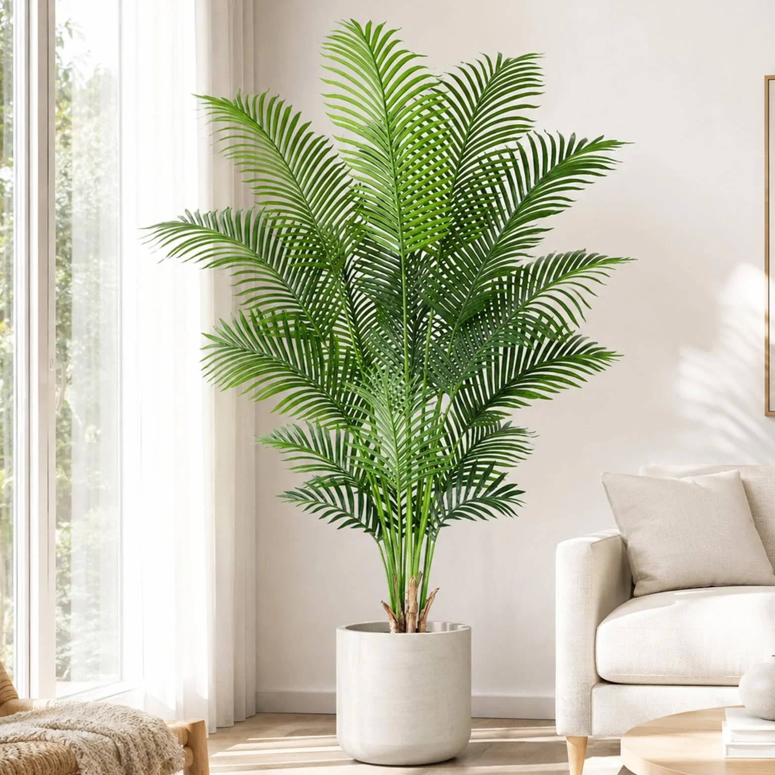Sztuczna Palma Areca 180cm Fikus Plastikowy Roślina Dekoracyjna