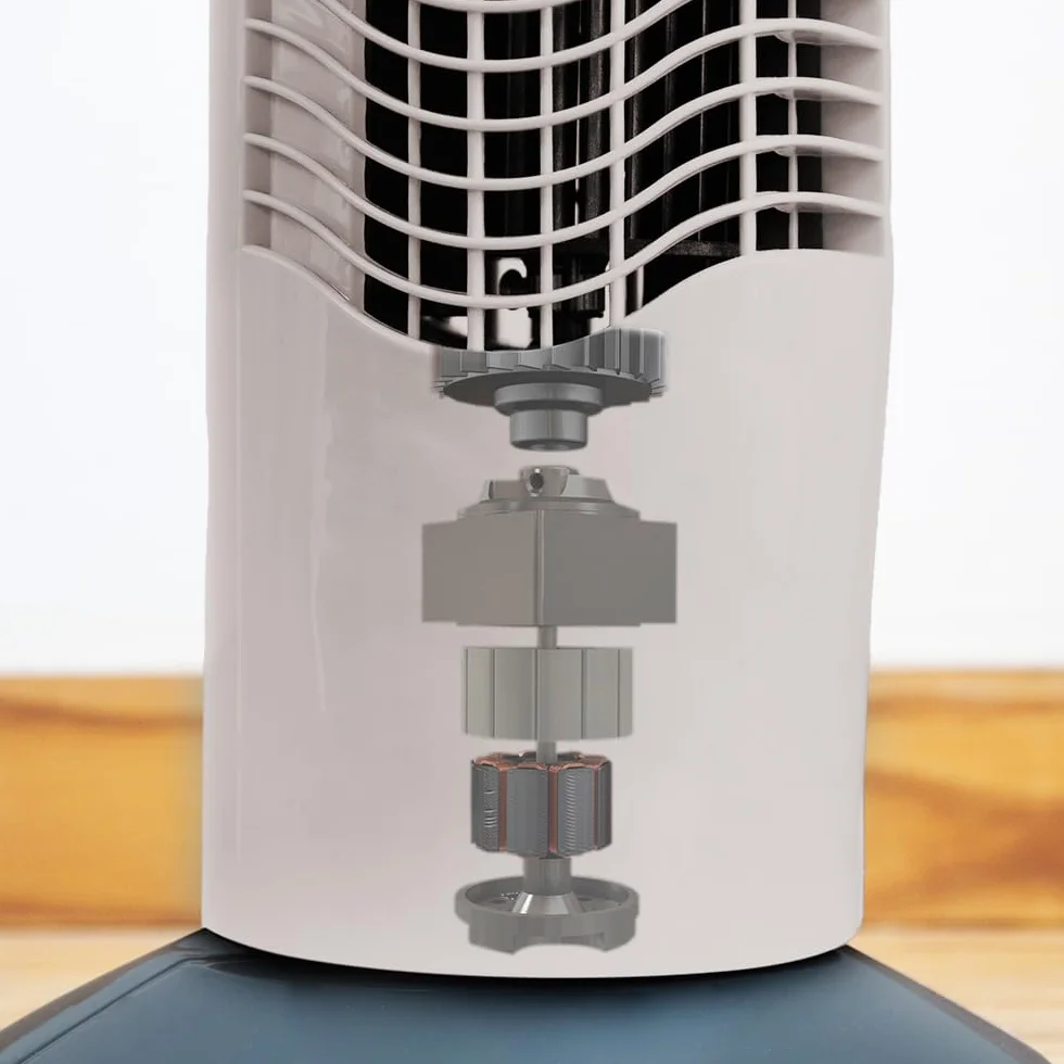 Cecotec Ventilateur Colonne 30'' 76cm 50W EnergySilence 790 Skyline Moteur Cuivre 3 Vitesses Minuteur 2h Blanc