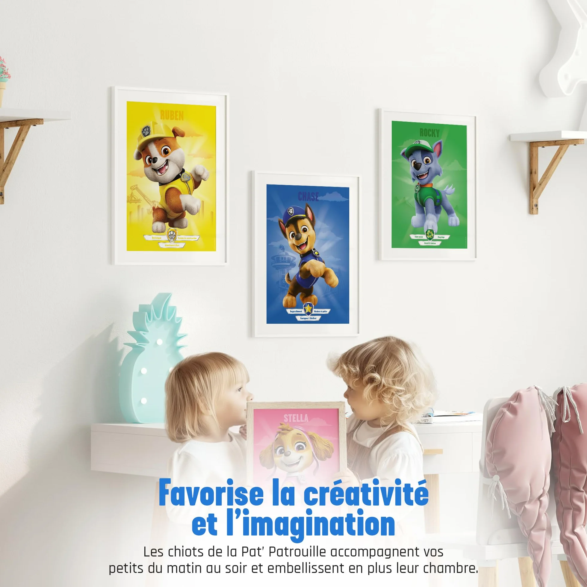 PAW Patrol Lot de 6 posters Héros - Décoration Chambre Enfant (6A4)