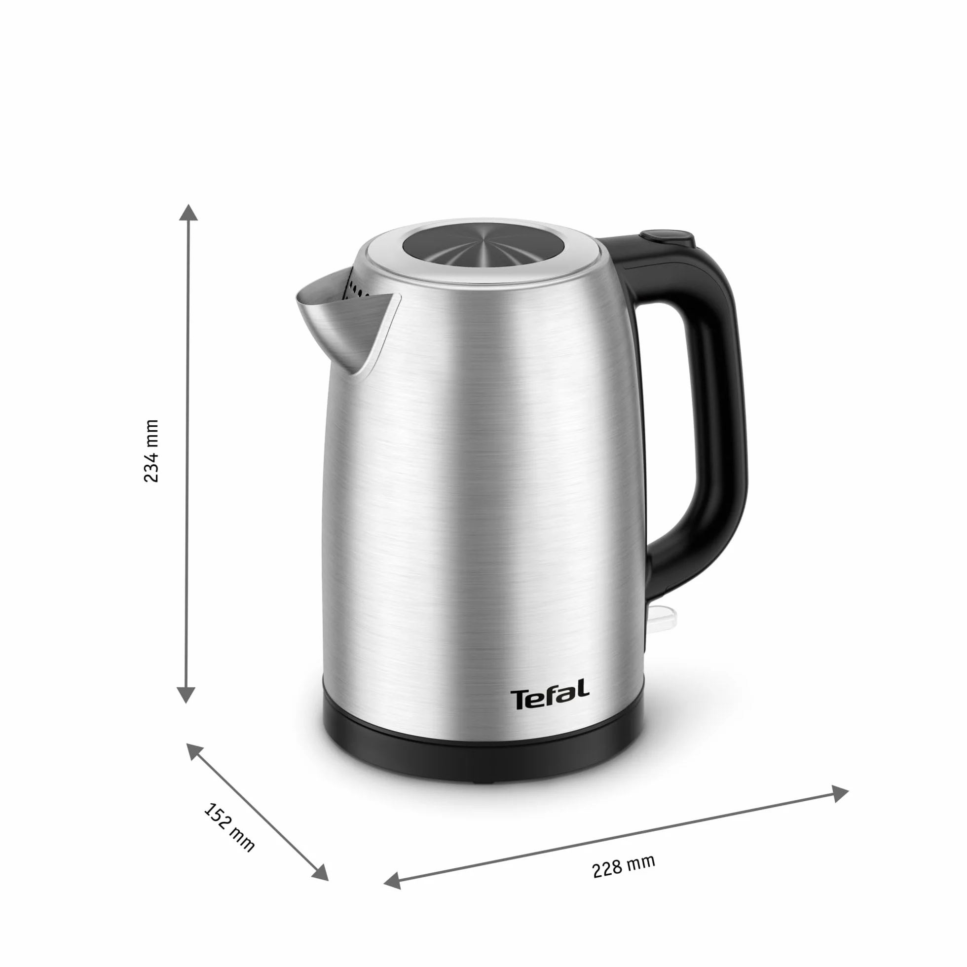 Tefal Bouilloire inox 1,7L 2200W Arrêt automatique KI1R0DE0