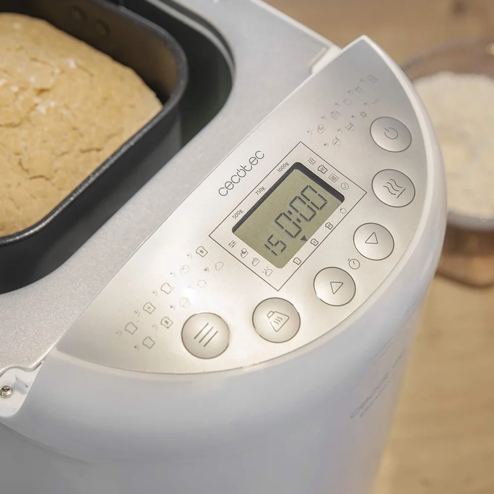 Cecotec Machine à Pain Bread&Co 1000 Delicious 1 kg 19 Programmes Automatiques 15 Heures Programmables