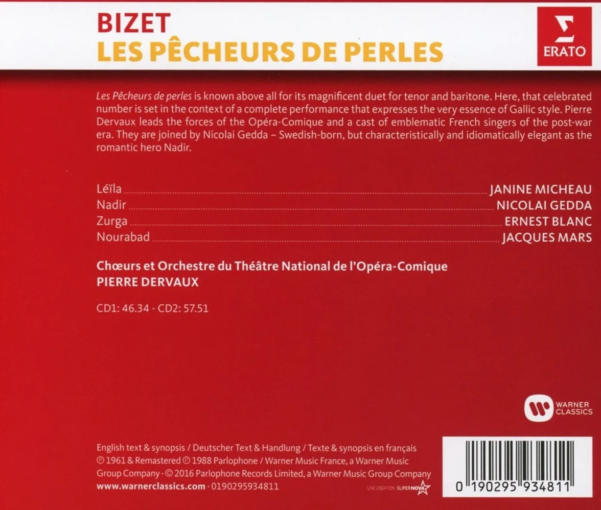 Bizet Les Pêcheurs de Perles