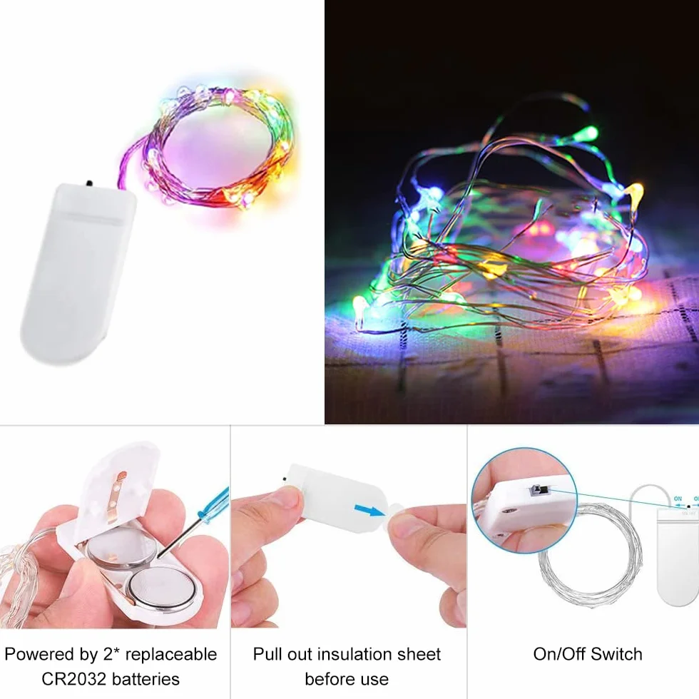Attrape de Rêves LED Lumineux Fait Main Plume Tapisserie Bohémien Décoration Chambre Mur