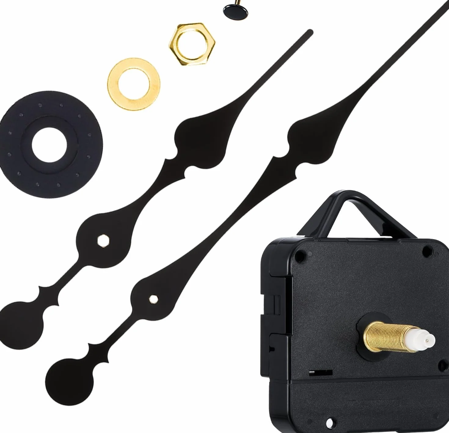 Hicarer 31 mm Mouvement d'Horloge à Axe Longitudinal Élevé avec 2 Mains de Pique pour Cadrans Jusqu'à 51,4 cm