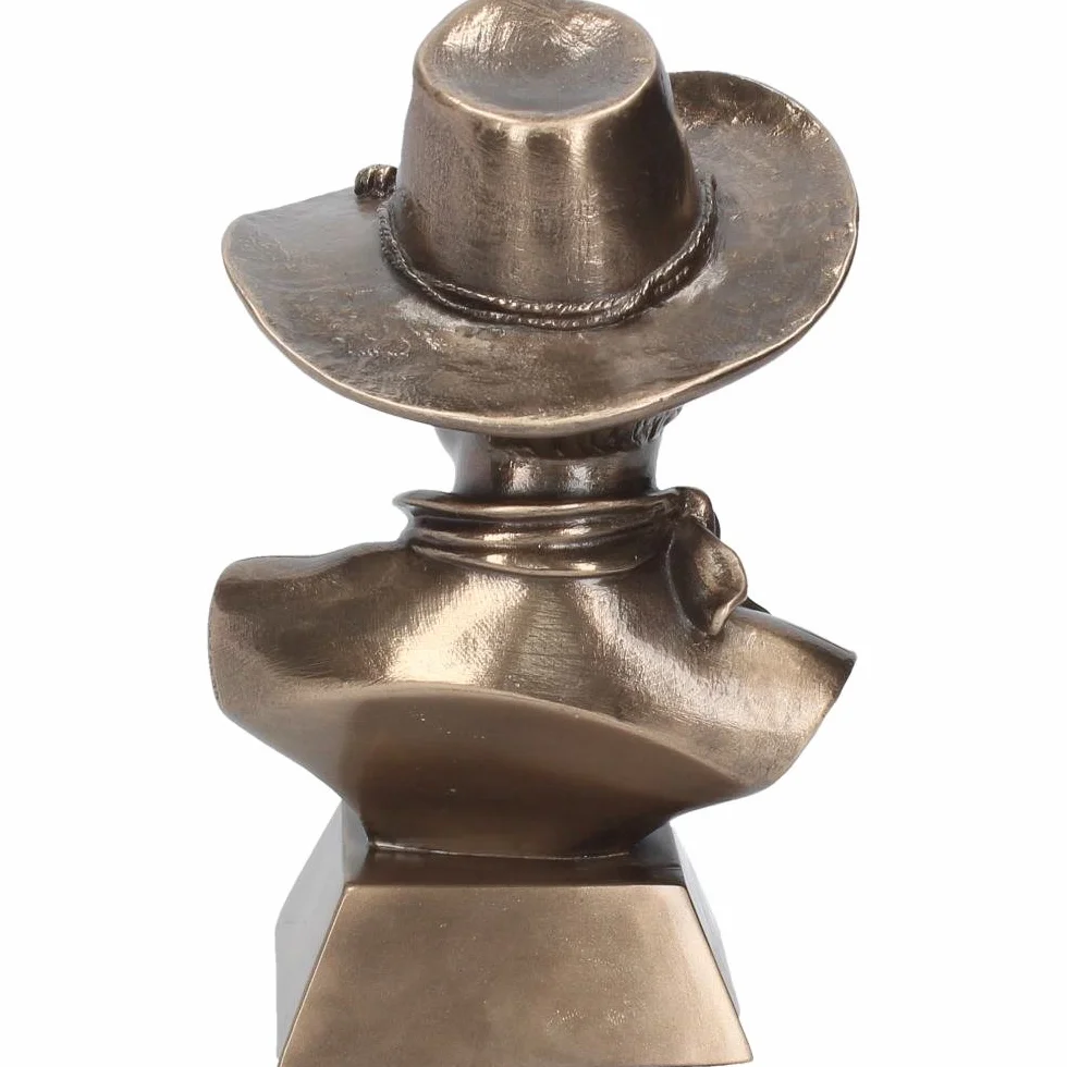 Nemesis Now Figurine Buste John Wayne Bronze 18 cm Résine
